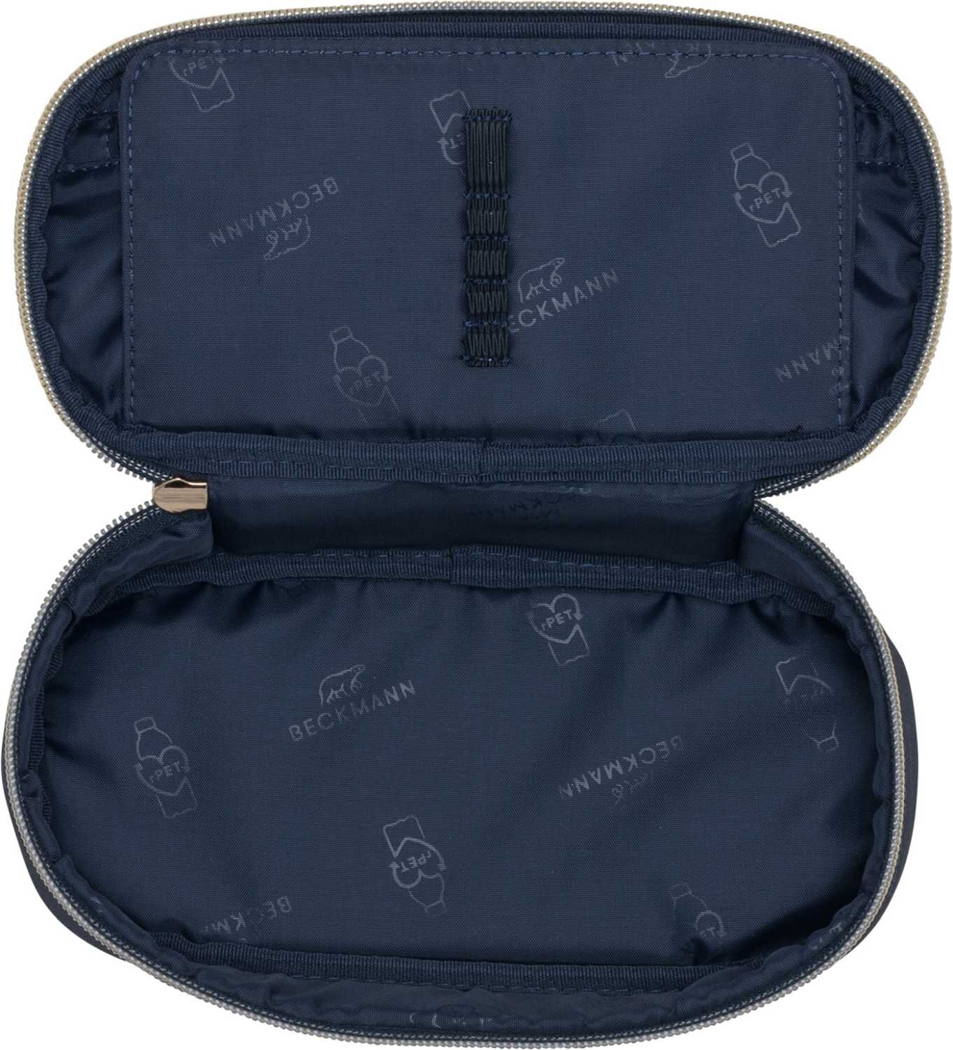 Beckmann Sport Junior Ovales Schlamperetui Blue Gold