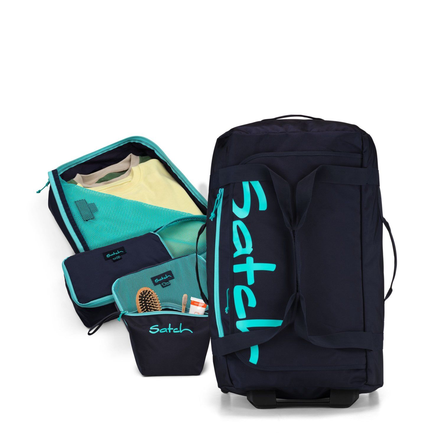 Satch Reisekoffer Jet Mint Set