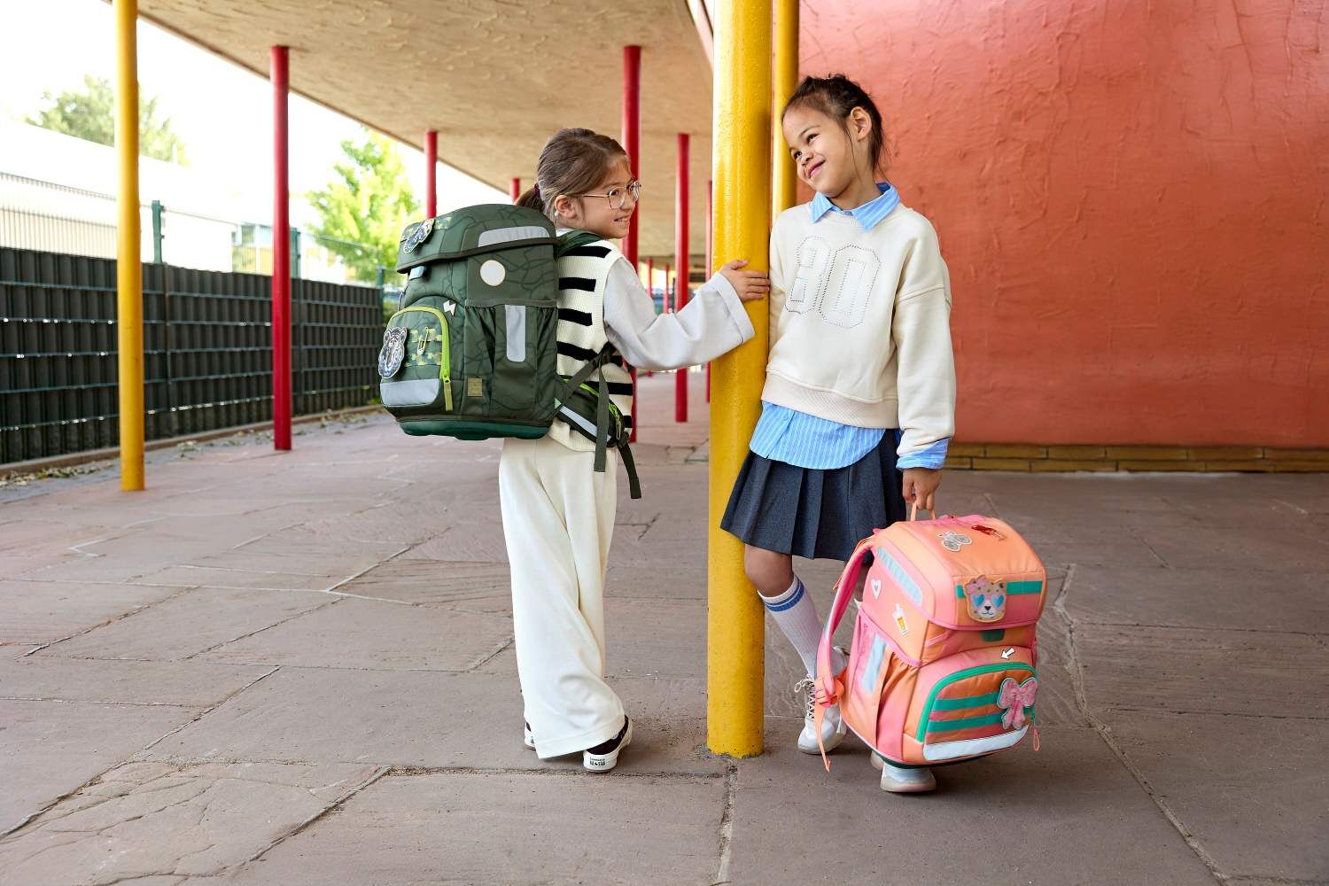 Lässig Schulranzen-Set Light, Unique Sunset pink