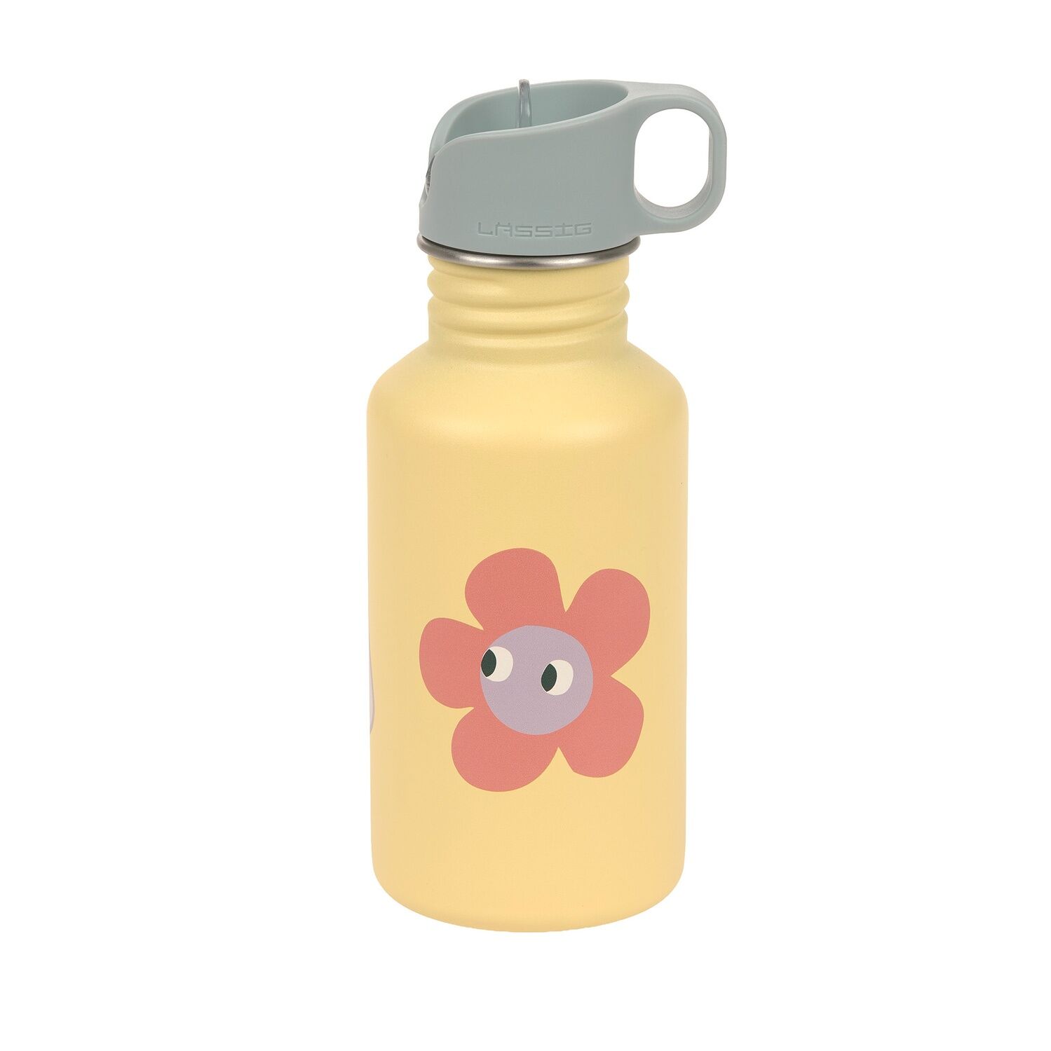 Lässig Trinkflasche Kinder - Edelstahl, Happy Trails Flower