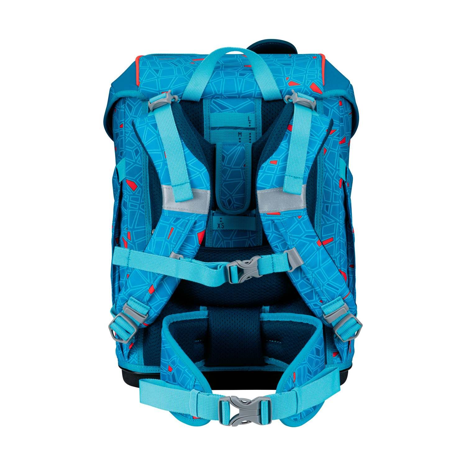 DerDieDas ErgoFlex Tiny Superflash Blue Ice Schulranzenset 5-teilig