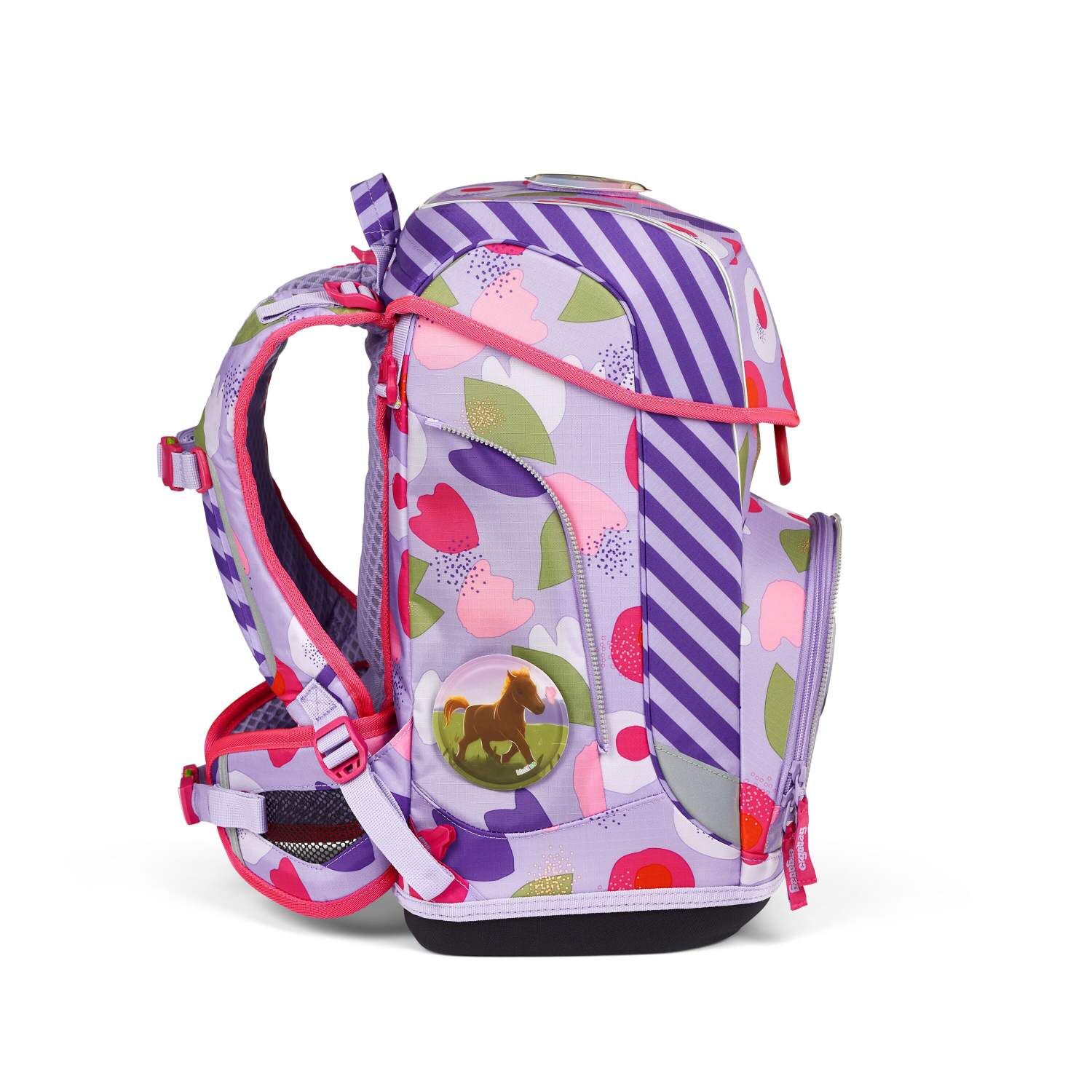 ergobag cubo Schulranzen-Set BlütenzauBär