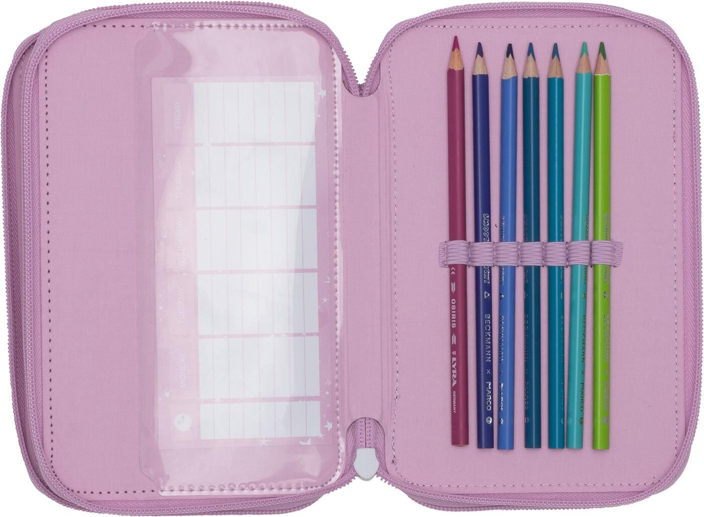 Beckmann 3-fächrige Federmappe Rosie