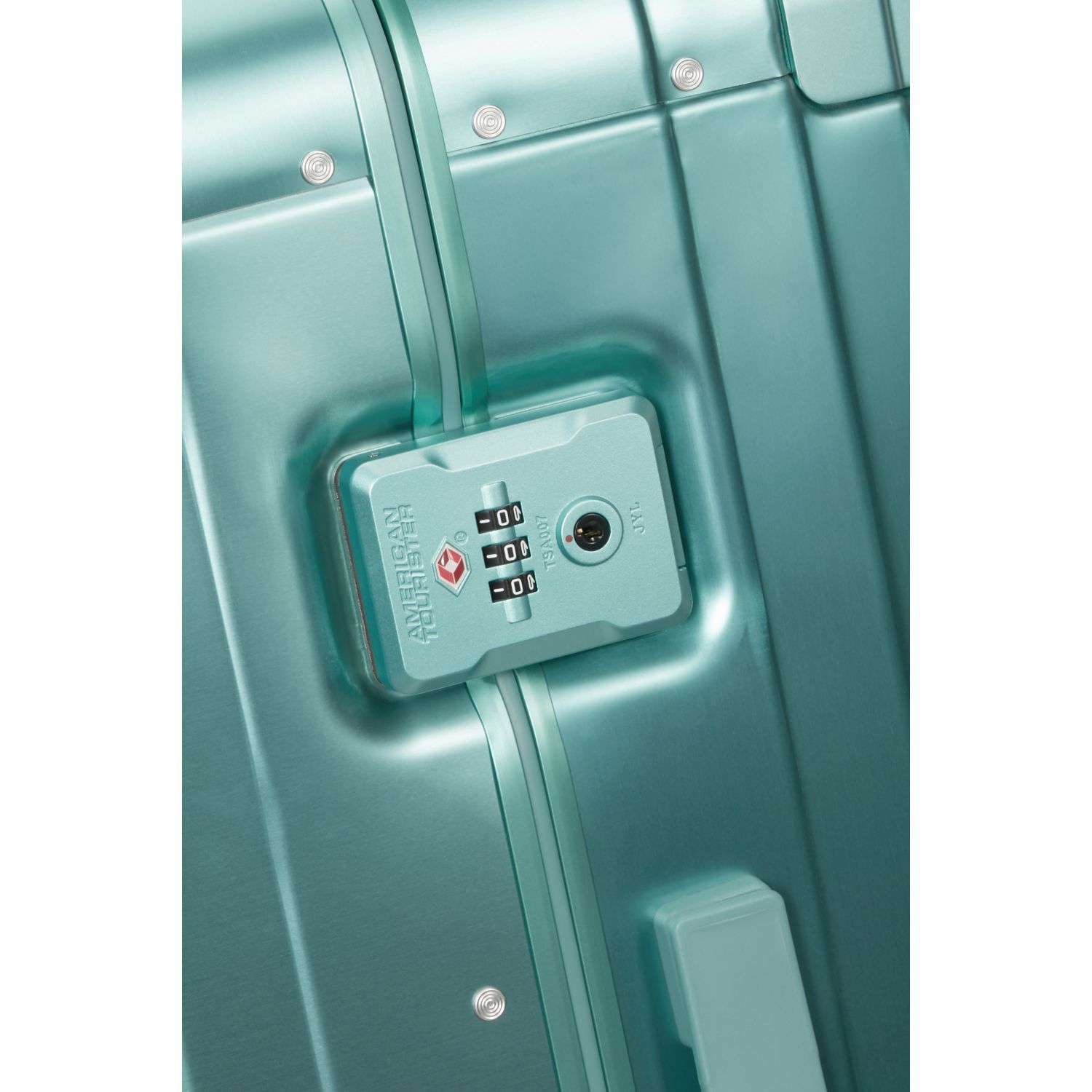 American Tourister Koffer SOUNDBOX ALU SPINNER 75/28 TSA DUSTY TURQUOISE