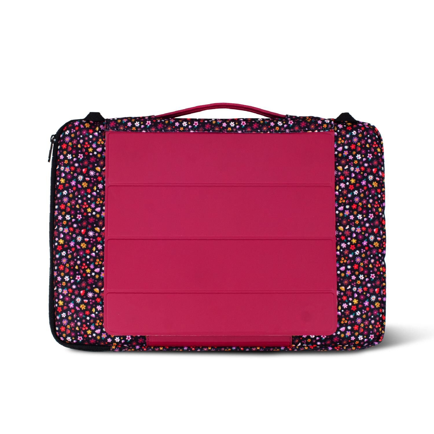 CABAIA DOWNTOWN LOS ANGELES Oxford Recycled Printed Laptop Case 15/16  Bordeaux