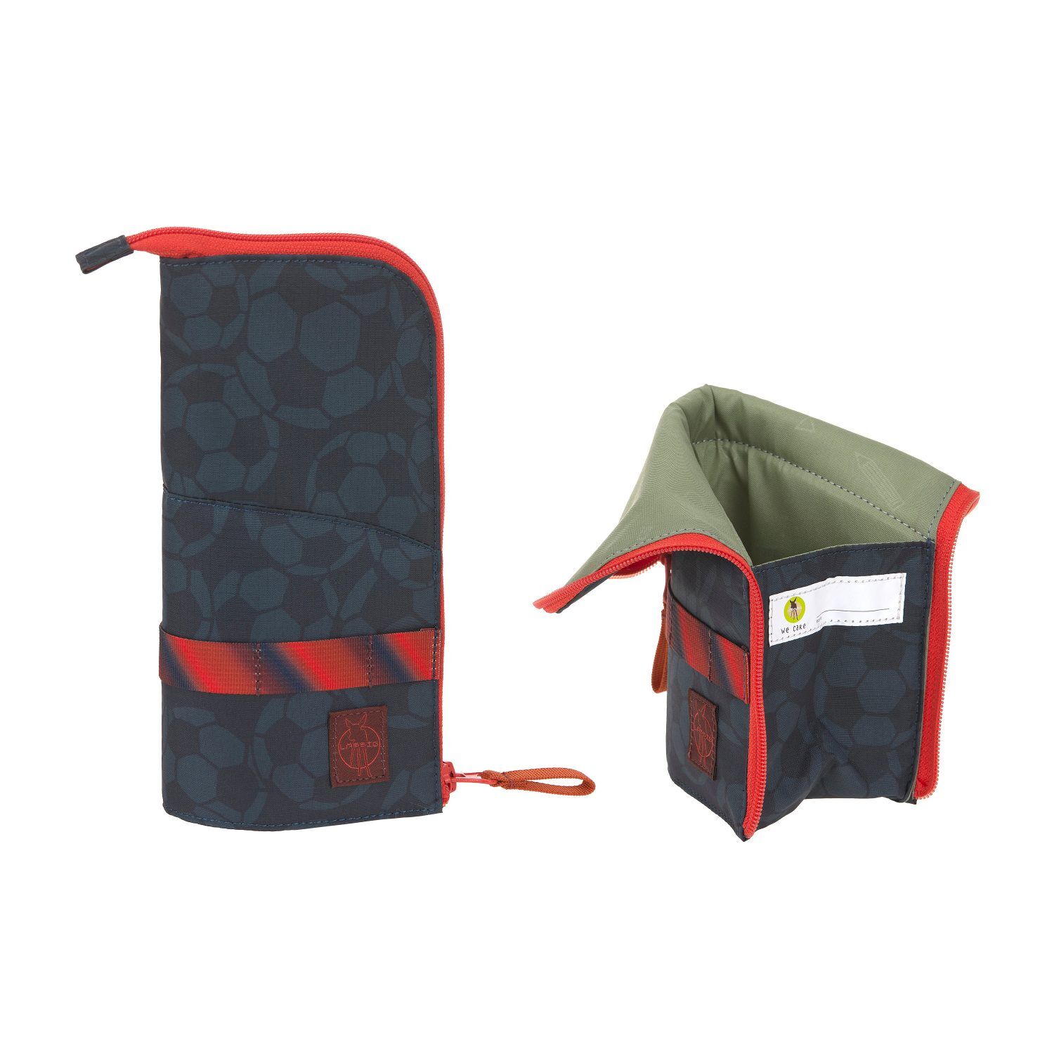 Lässig Schulranzen-Set Light, Unique Football deep blue