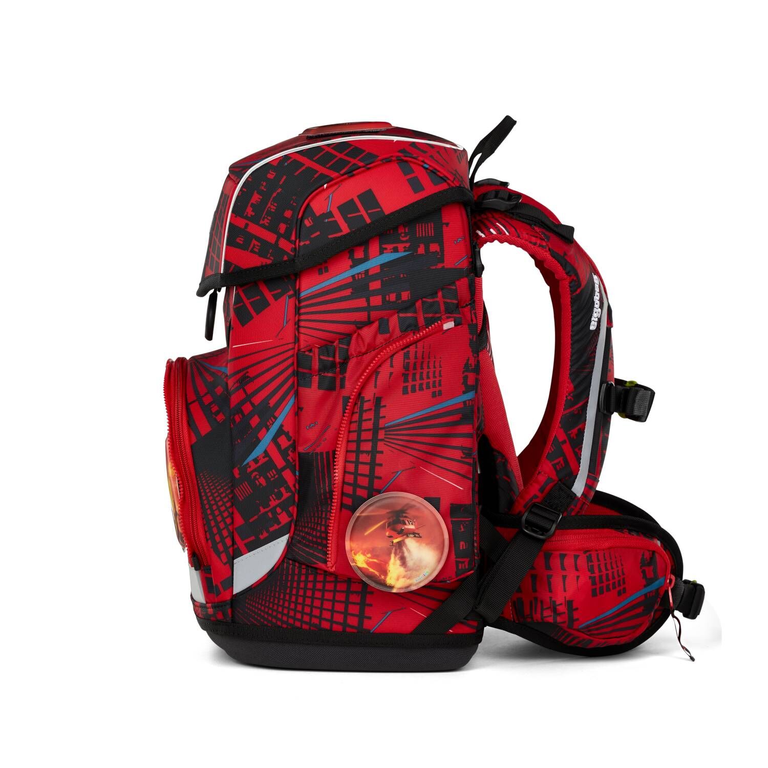 ergobag cubo Schulranzen-Set AlarmBärreitschaft