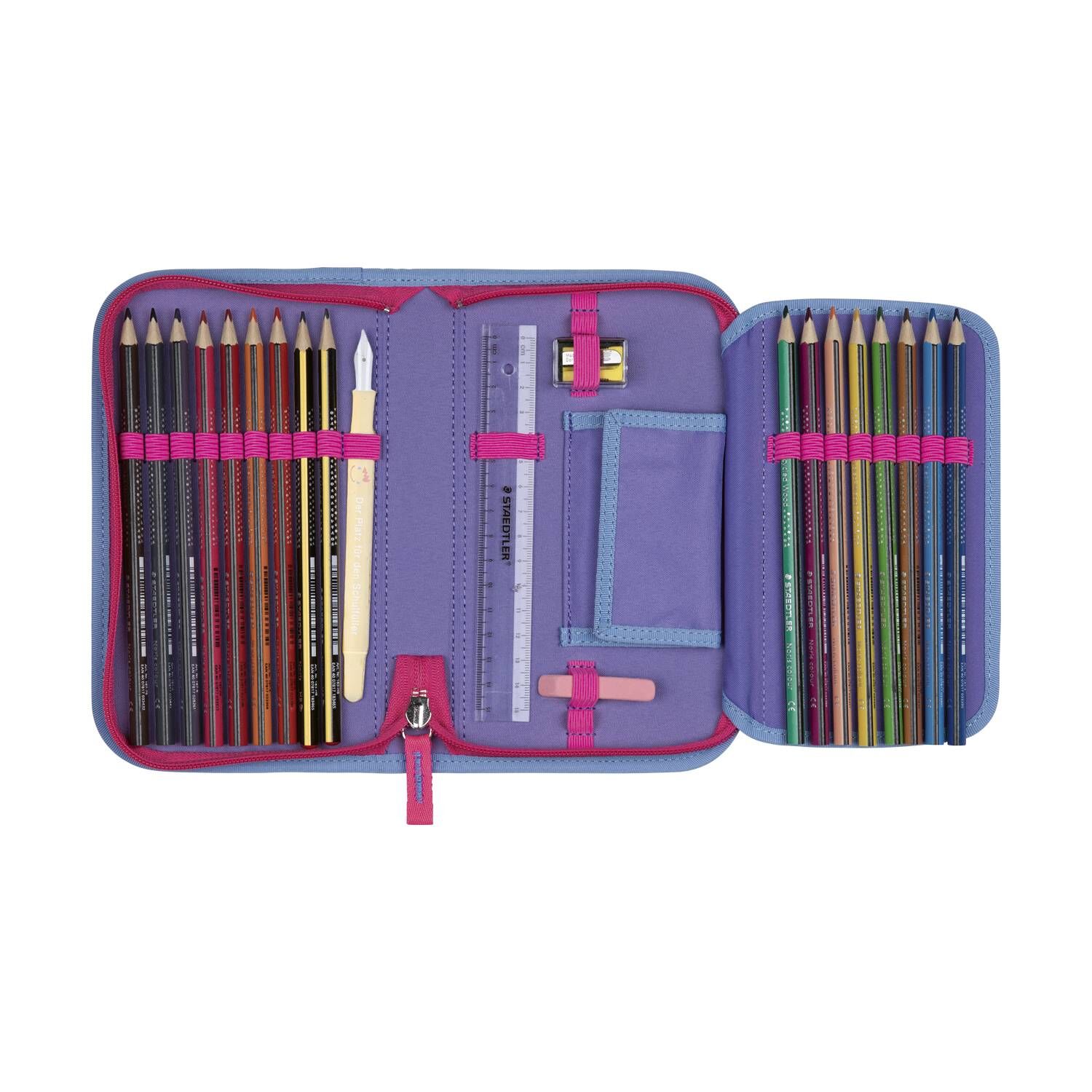 DerDieDas ErgoFlex Light Superflash Magic Unicorn Schulranzenset 5-teilig