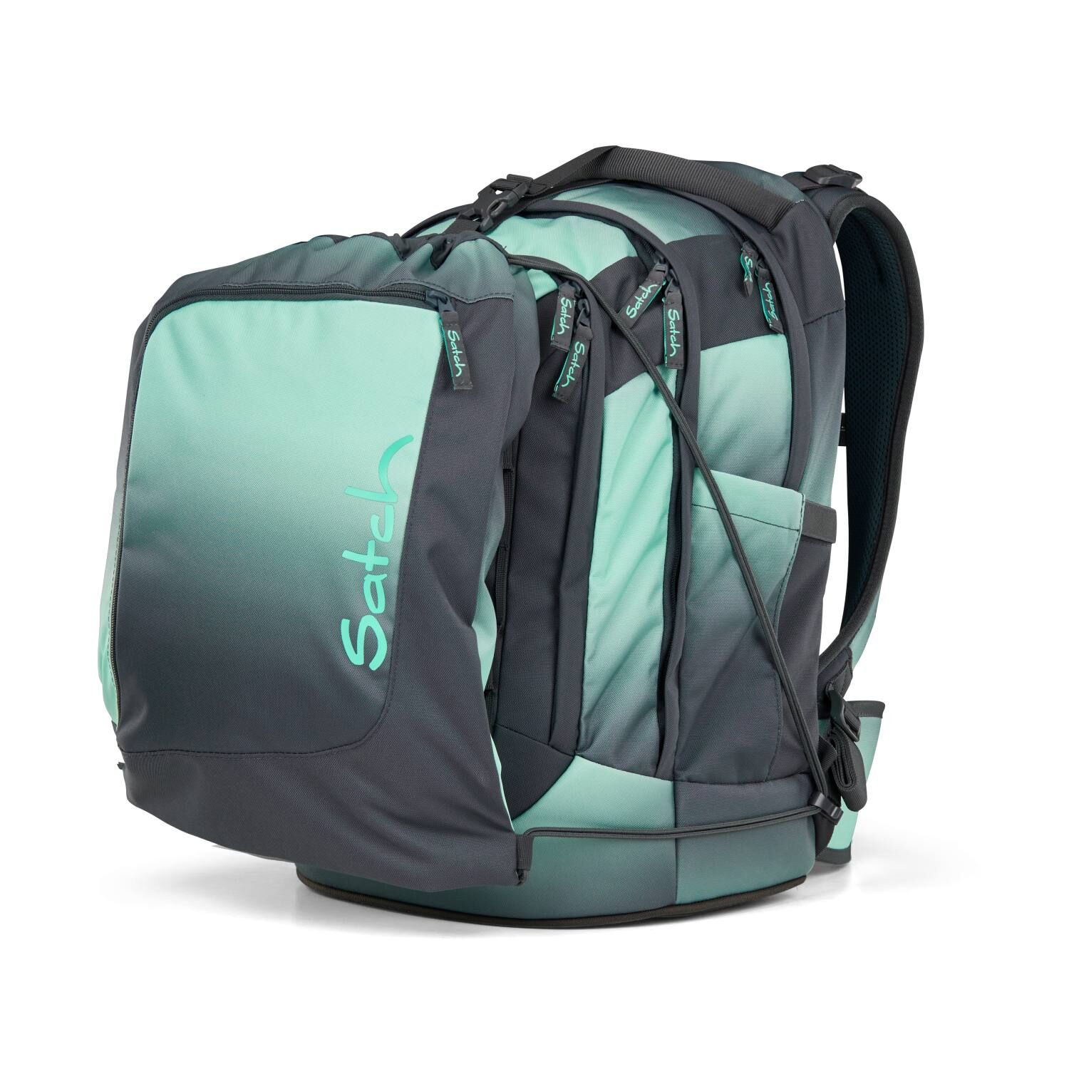 Satch pack Schulrucksack Gradient Mint anthrazit