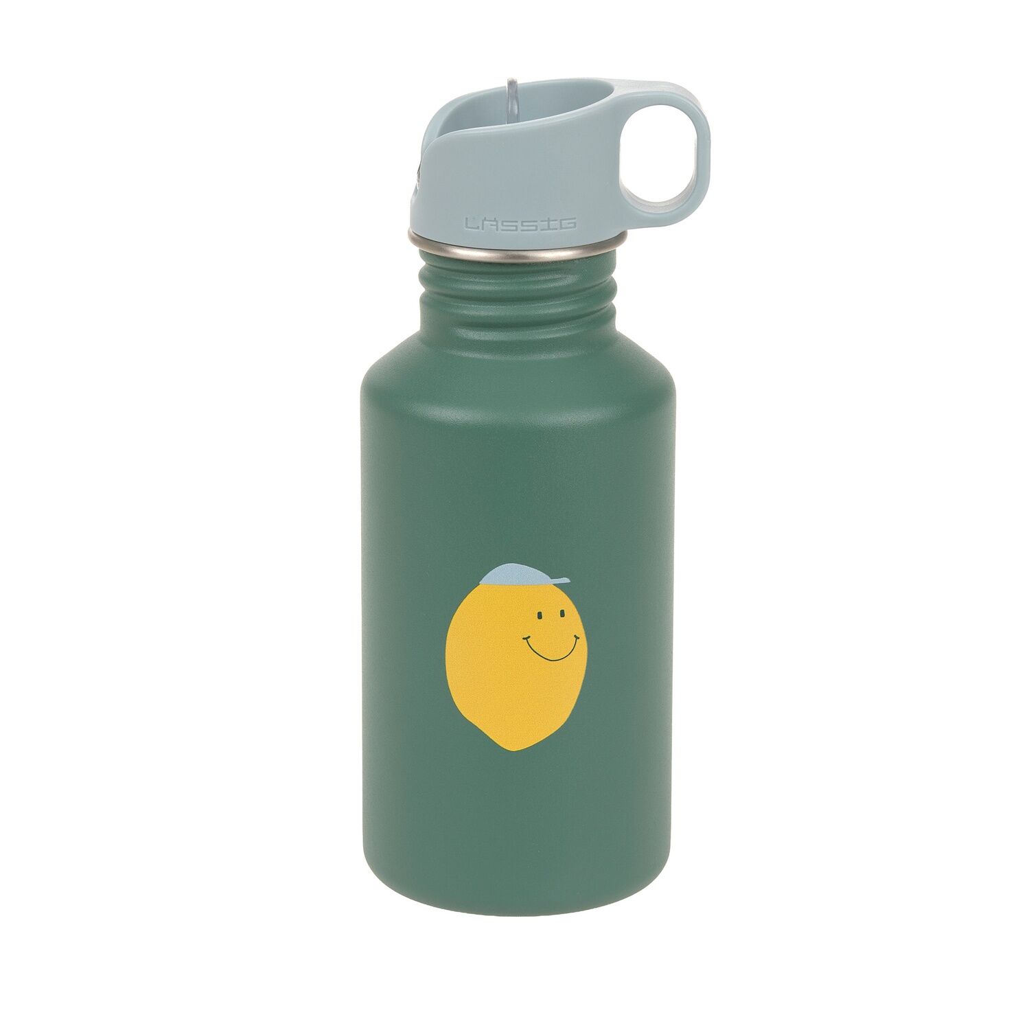 Lässig Trinkflasche Kinder - Edelstahl, Happy Fruits Lemon