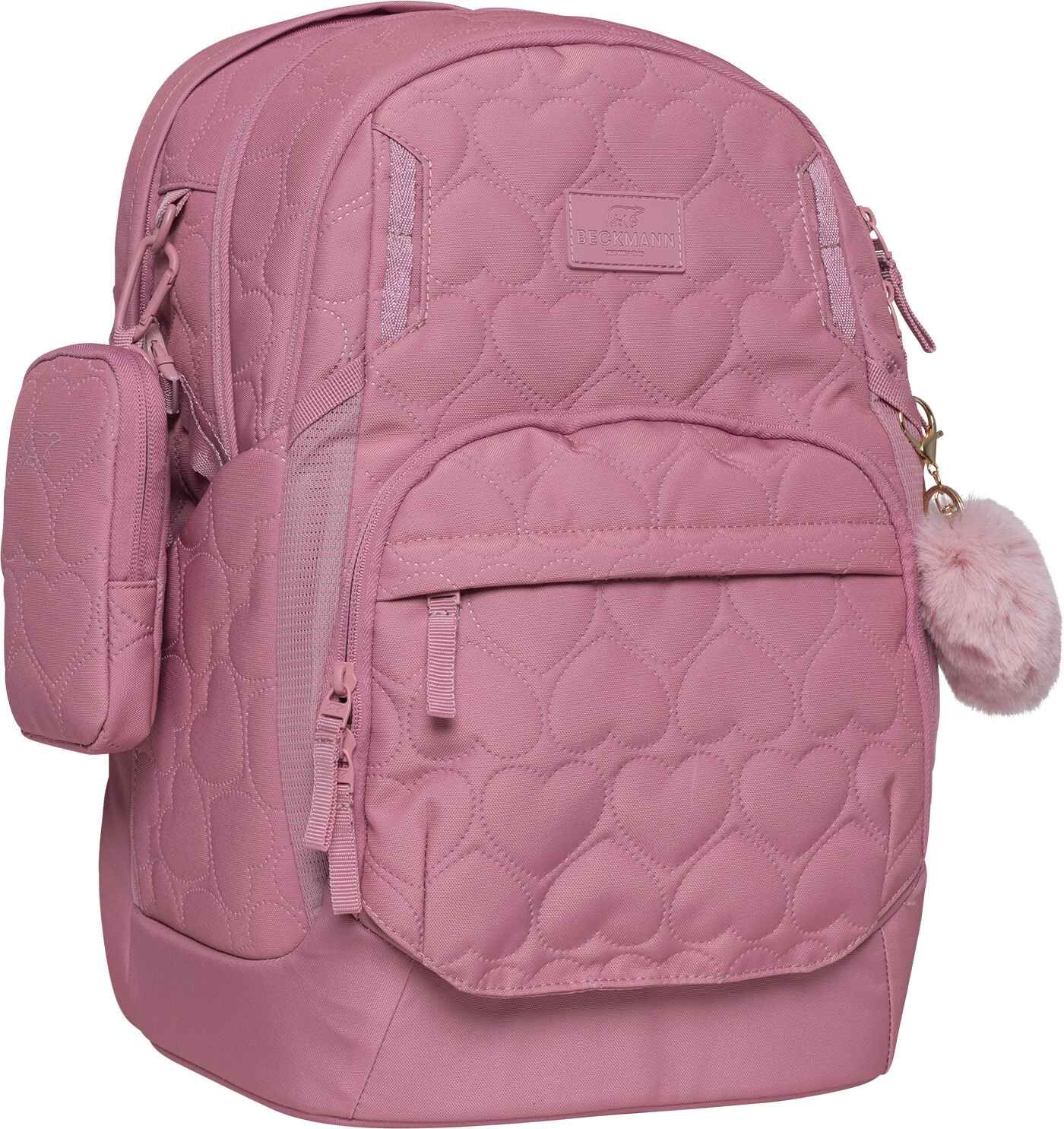 Beckmann Schulrucksack Sport Air Padded Heart Rose
