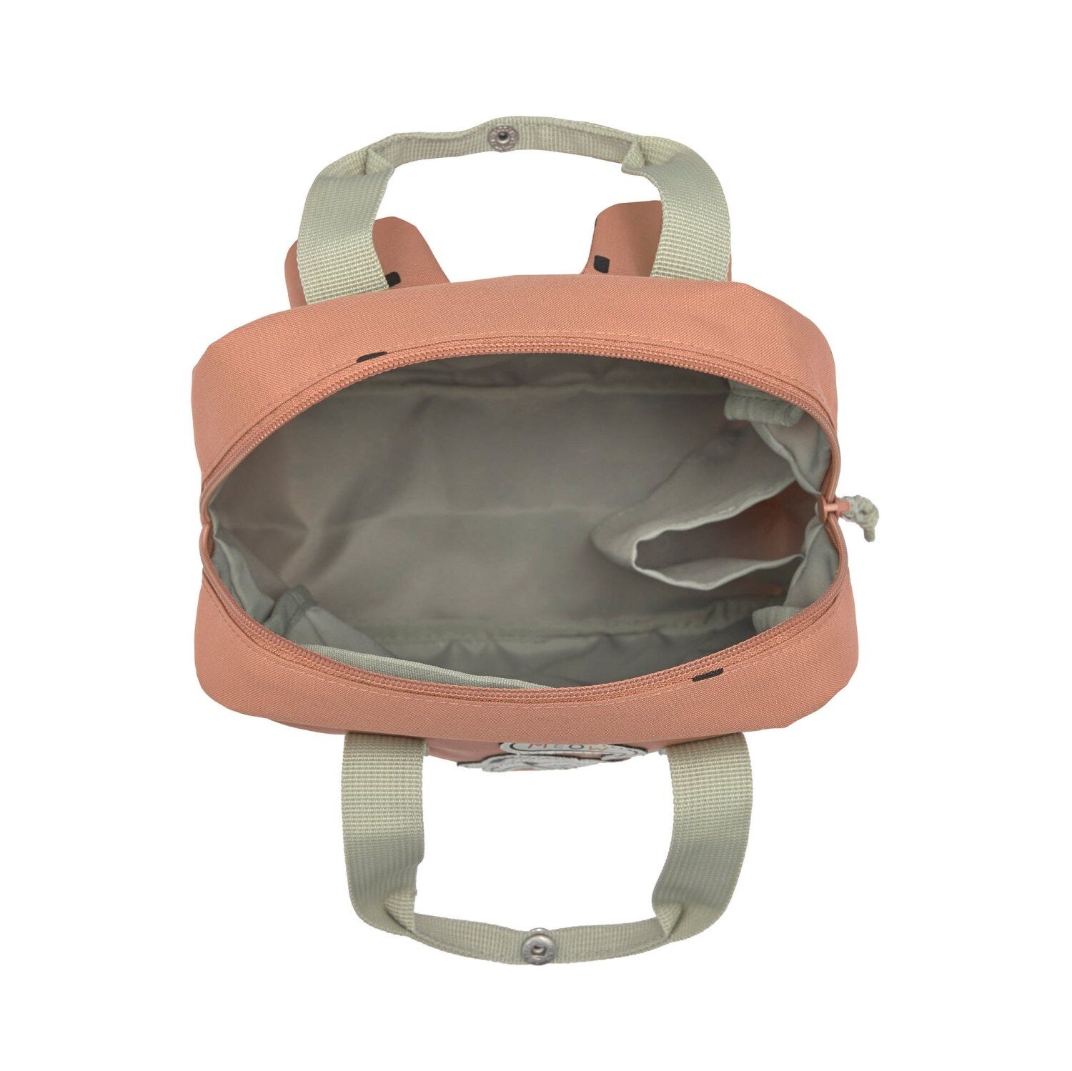 Lässig Kindergartenrucksack - Mini Square Happy Prints caramel