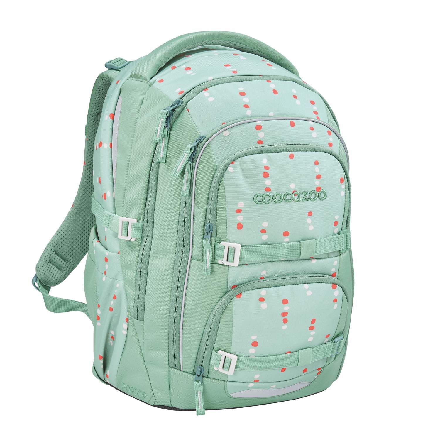 coocazoo Schulrucksack PORTER, Dancing Dots