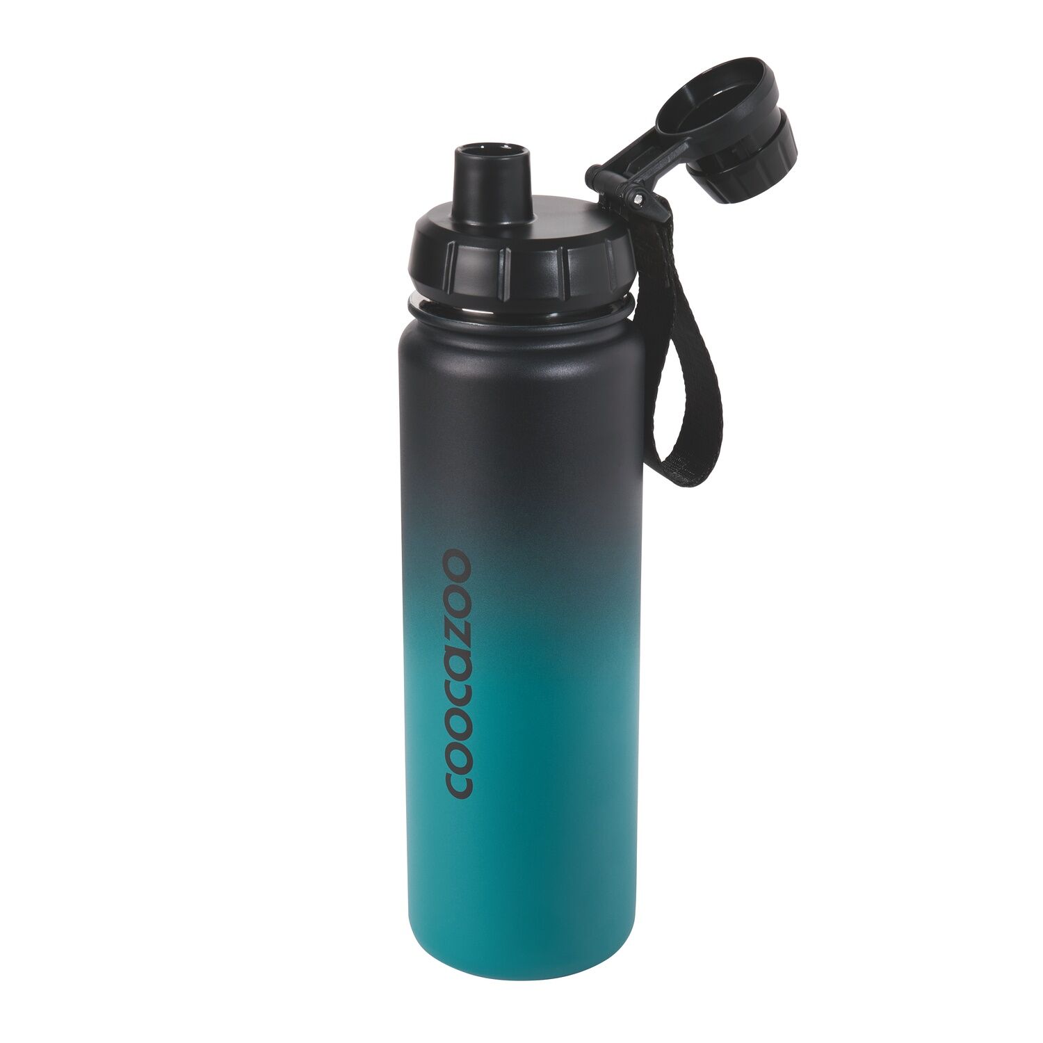 coocazoo Isolierte Edelstahl-Trinkflasche, Gradient Teal