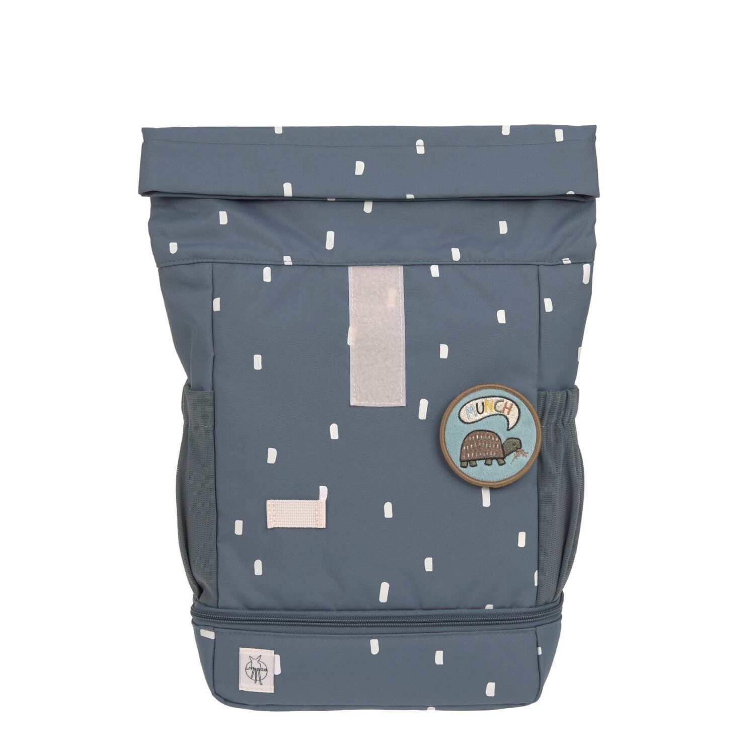 Lässig Kinderrucksack - Mini Rolltop Backpack Happy Prints midnight blue