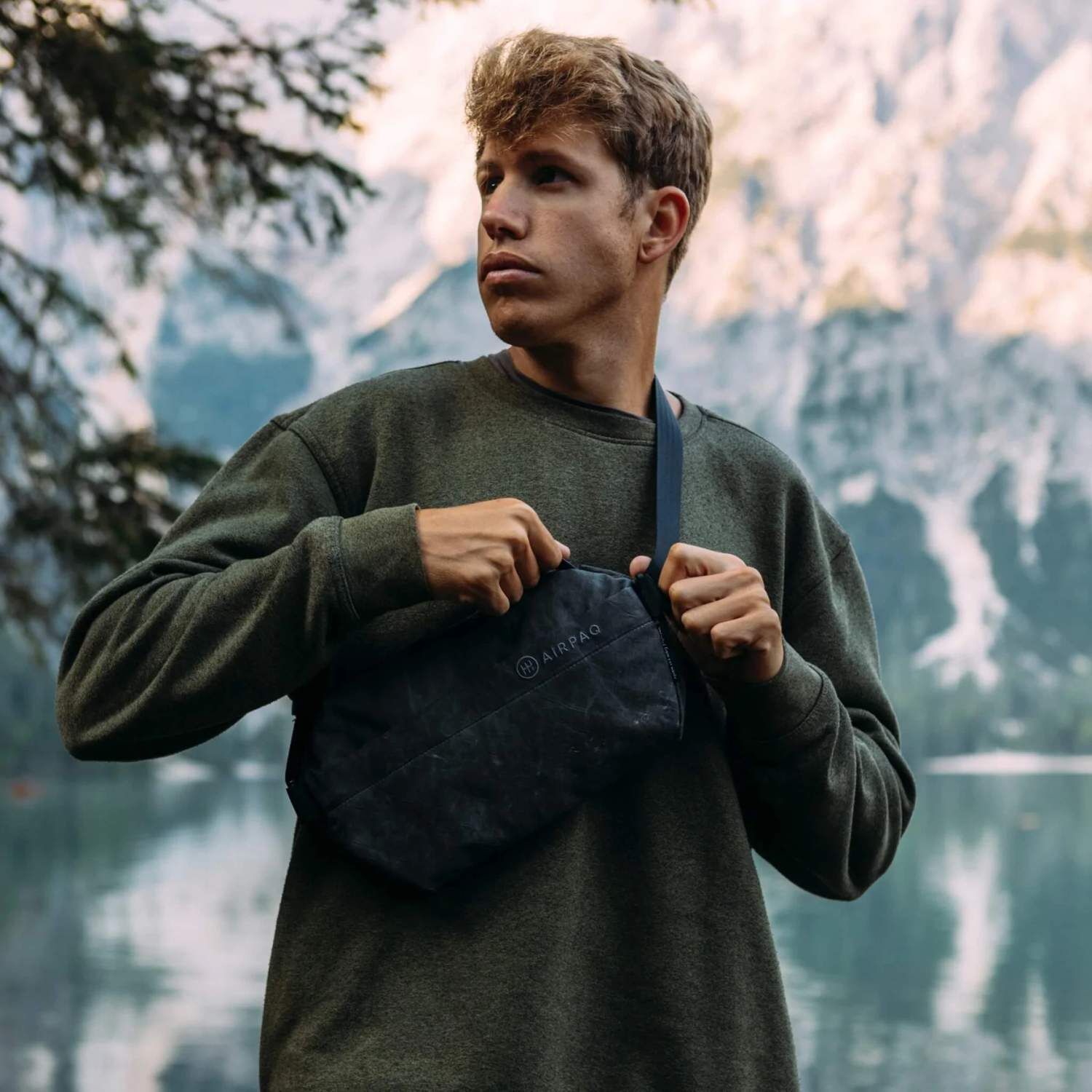 Airpaq Umhängetasche Sling Baq Anthrazit