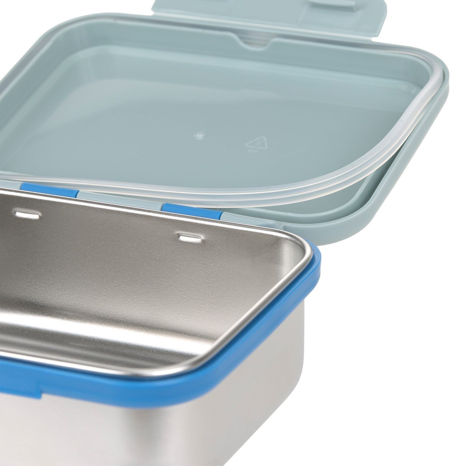 Lässig Brotdose Kinder - Edelstahl Lunchbox, Sunny Explorer Grün