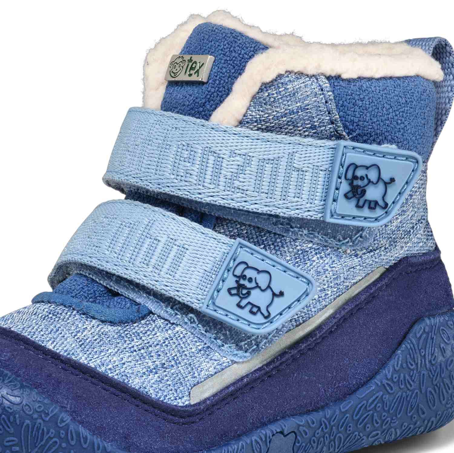 Affenzahn Lauflerner Winterstiefel Vegan Snuggy Elefant Größe 21