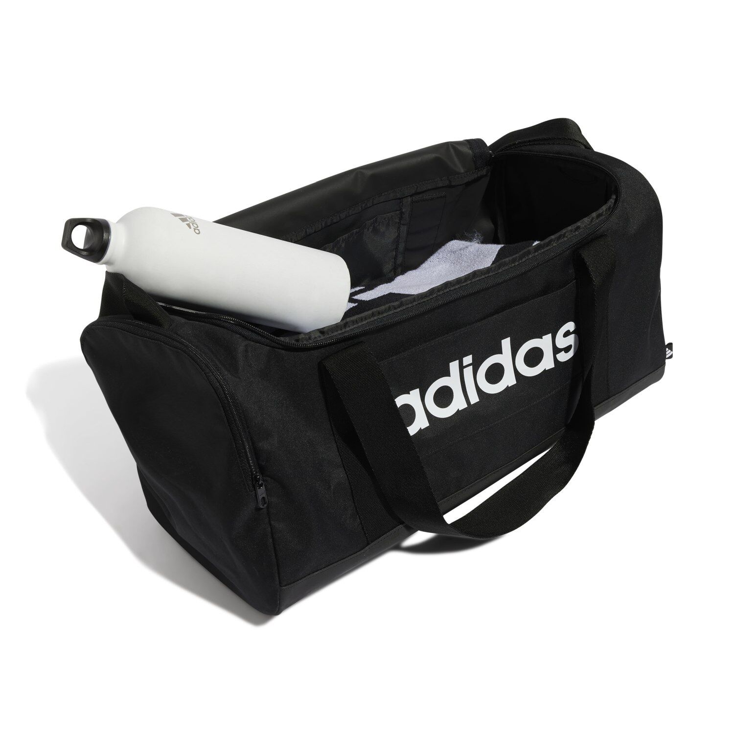 Adidas LINEAR Duffel Sporttasche S BLACK/BLACK/WHITE