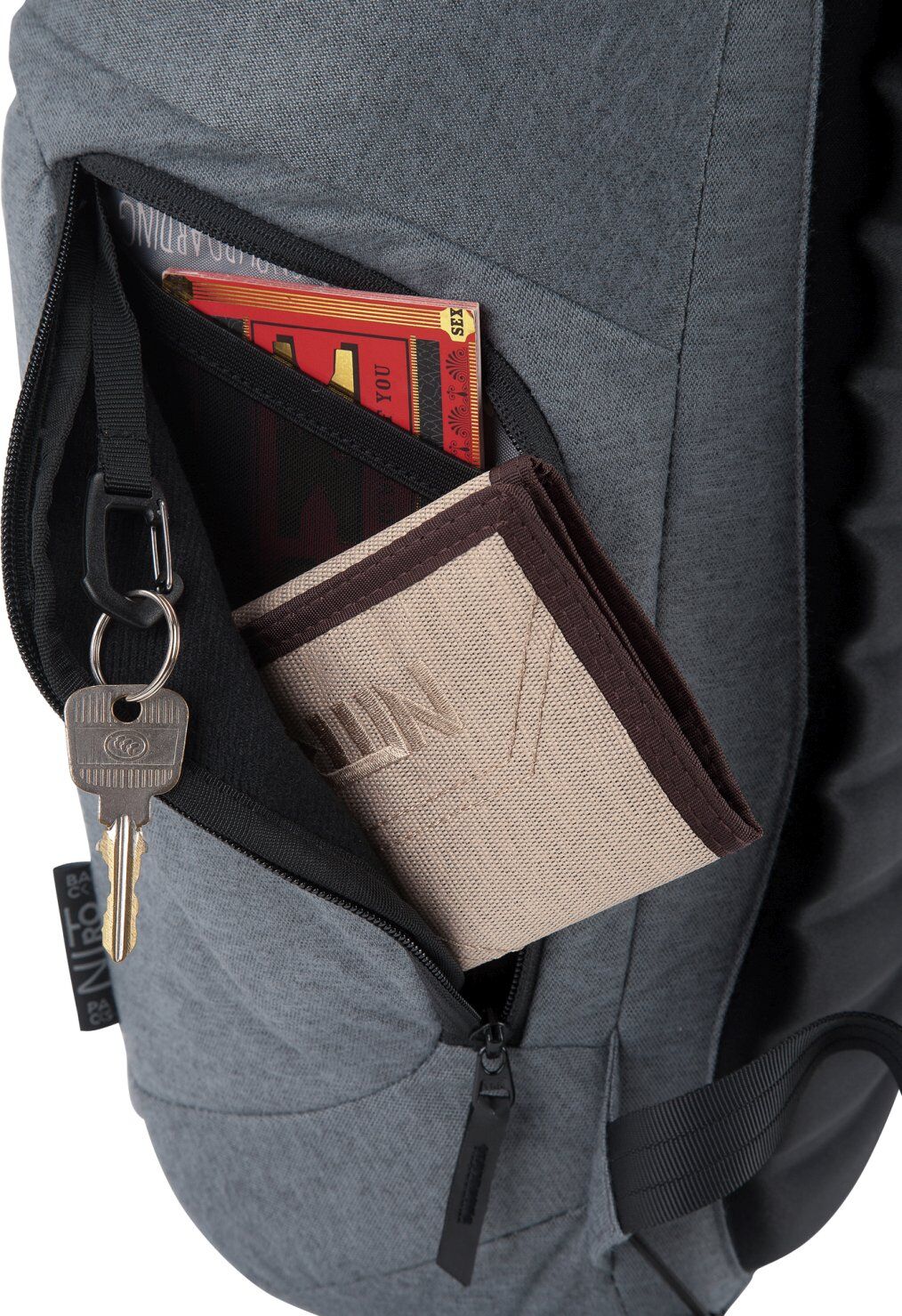 Nitro Rucksack NIKURO BLACK NOISE grau