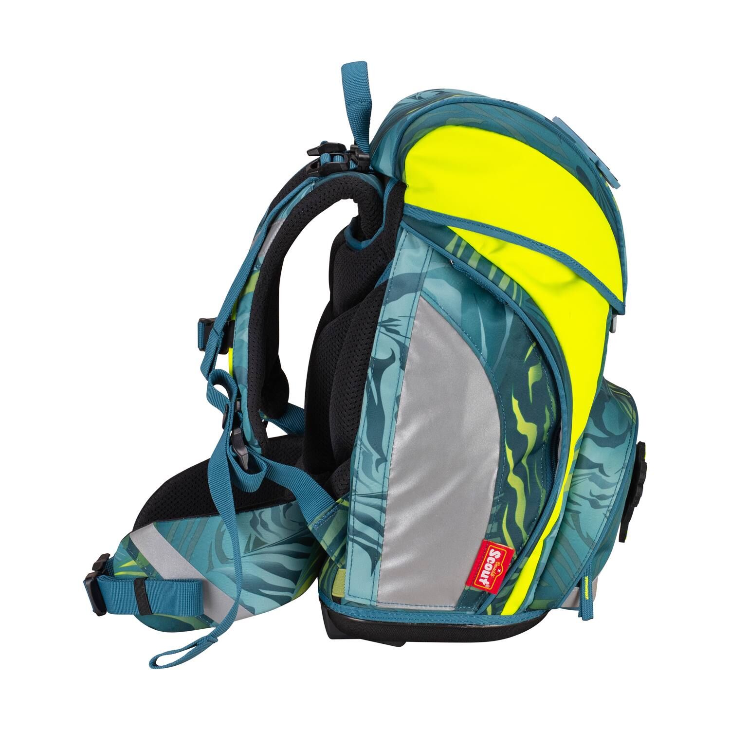 Scout Alpha Schulranzenset DIN 4 teilig Action