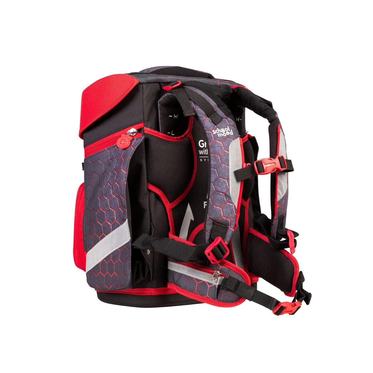 School Mood Champion Maxx Pro Mika (Drache), 7-tlg. Schulranzenset