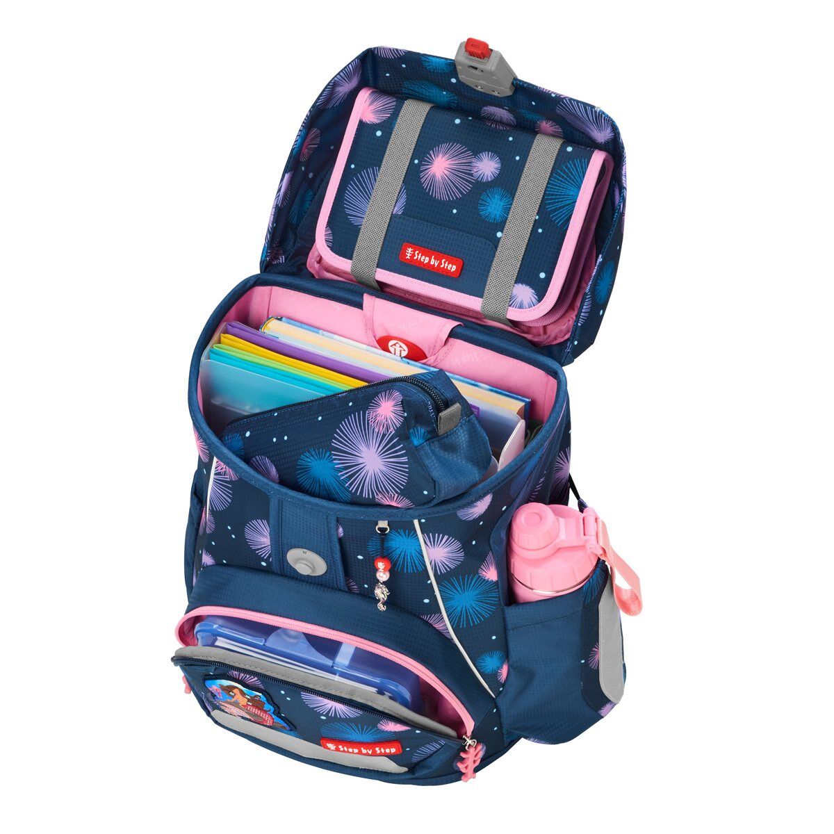 Step by Step FIT Schulranzen-Set "Mermaid Delia", 5-teilig