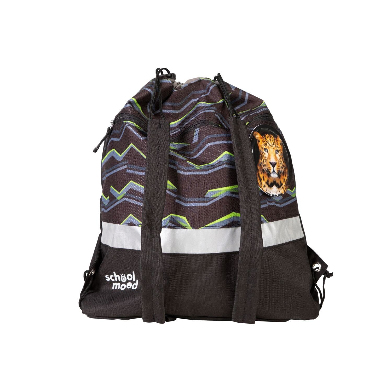 School Mood Champion Maxx Pro Finn (Raubkatze), 7-tlg. Schulranzenset