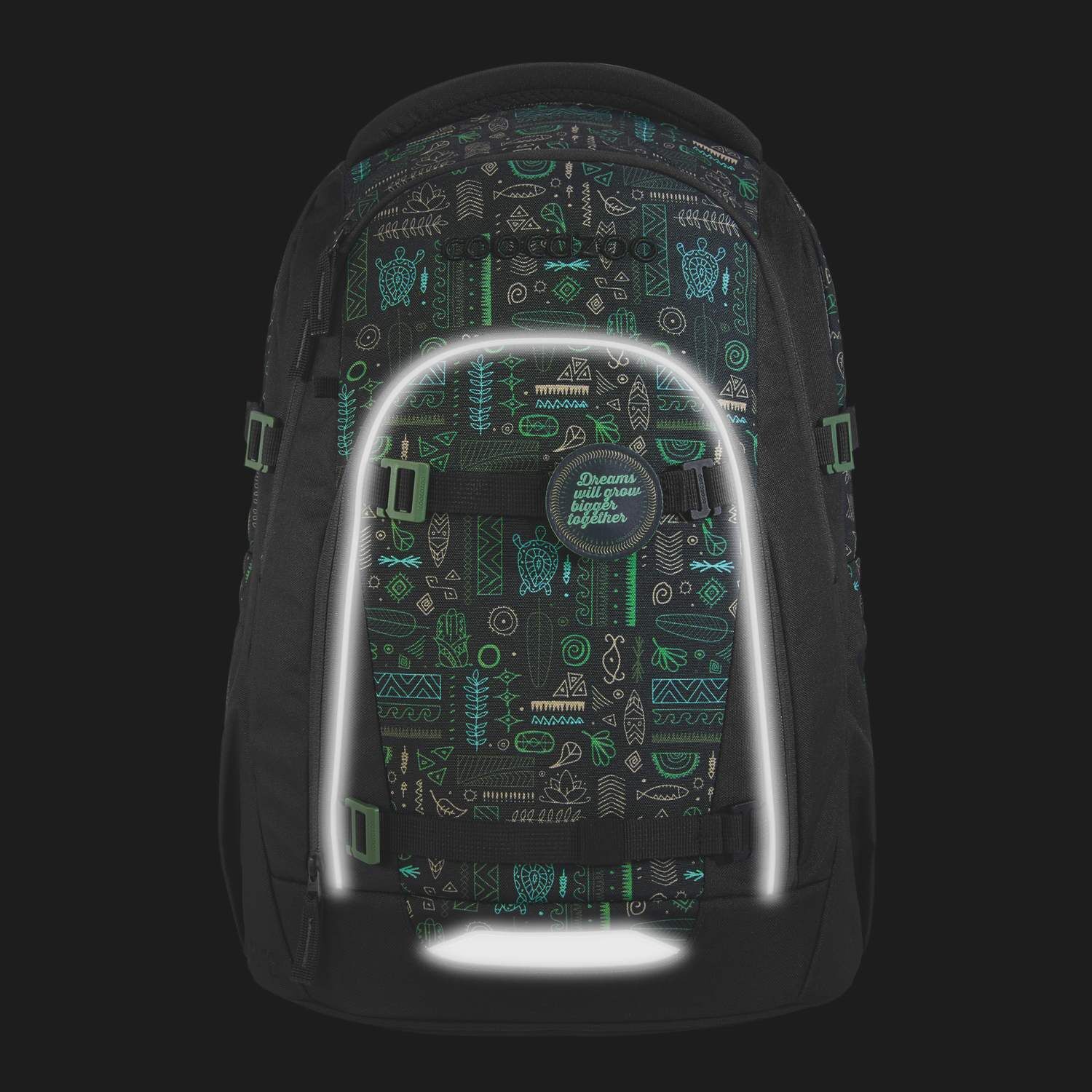 coocazoo Schulrucksack-Set MATE Humedica, Free Spirit, 3-tlg.