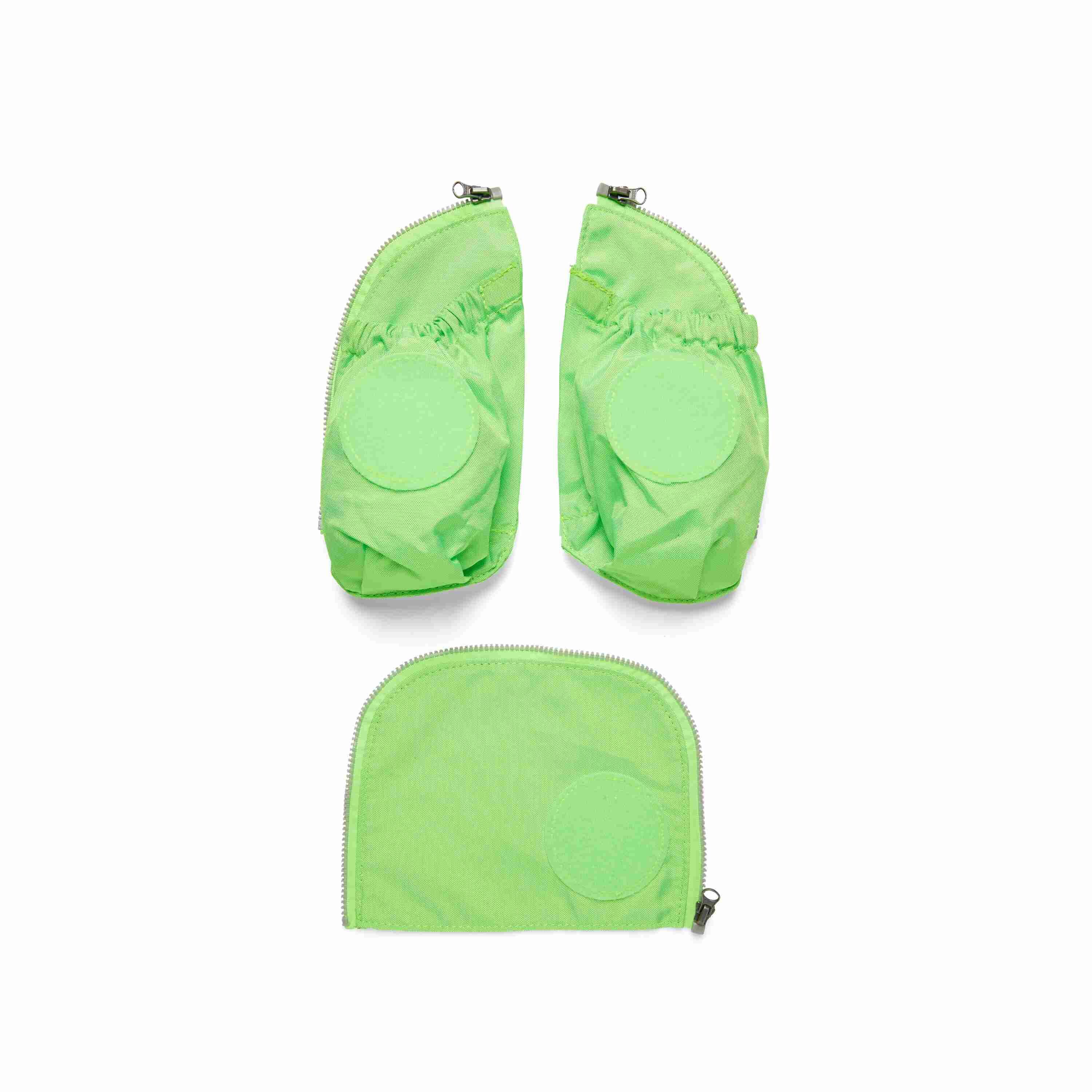 ergobag Fluo Seitentaschen Zip-Set Grün