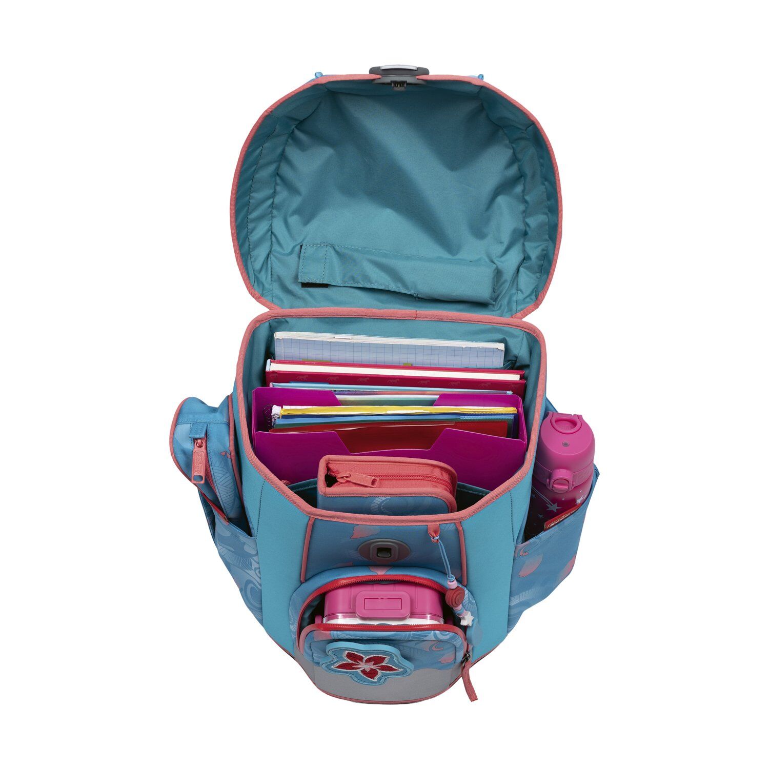 Scout Micro Schulranzen-Set 4 teilig Safety Light Aloha