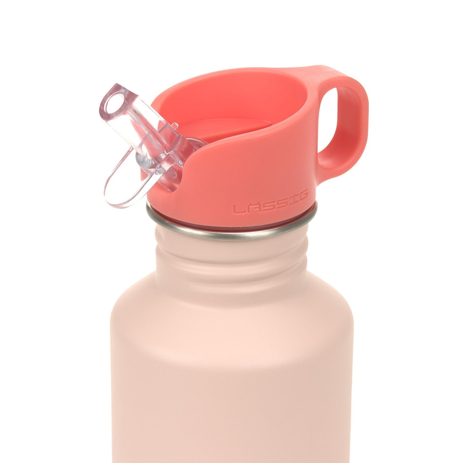 Lässig Trinkflasche Kinder - Edelstahl 500 ml Sunny Explorer, Rosa