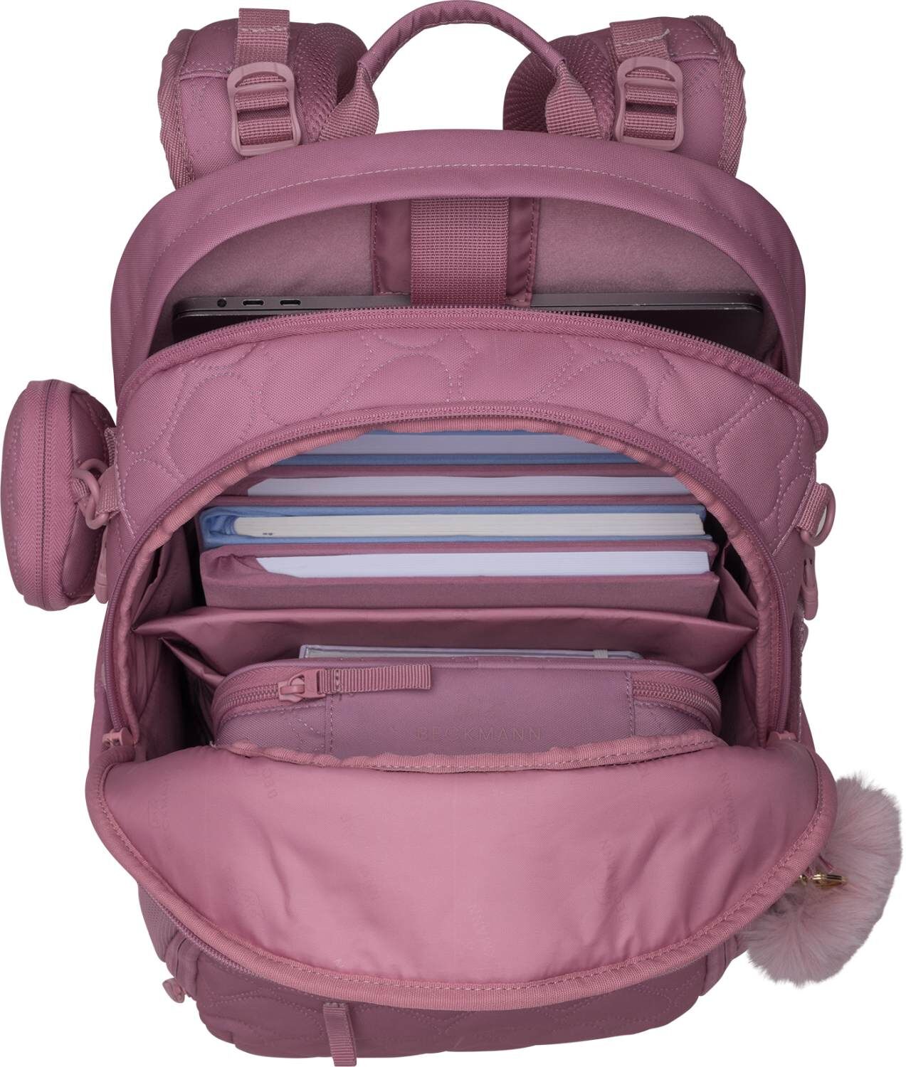 Beckmann Schulrucksack Sport Air Padded Heart Rose