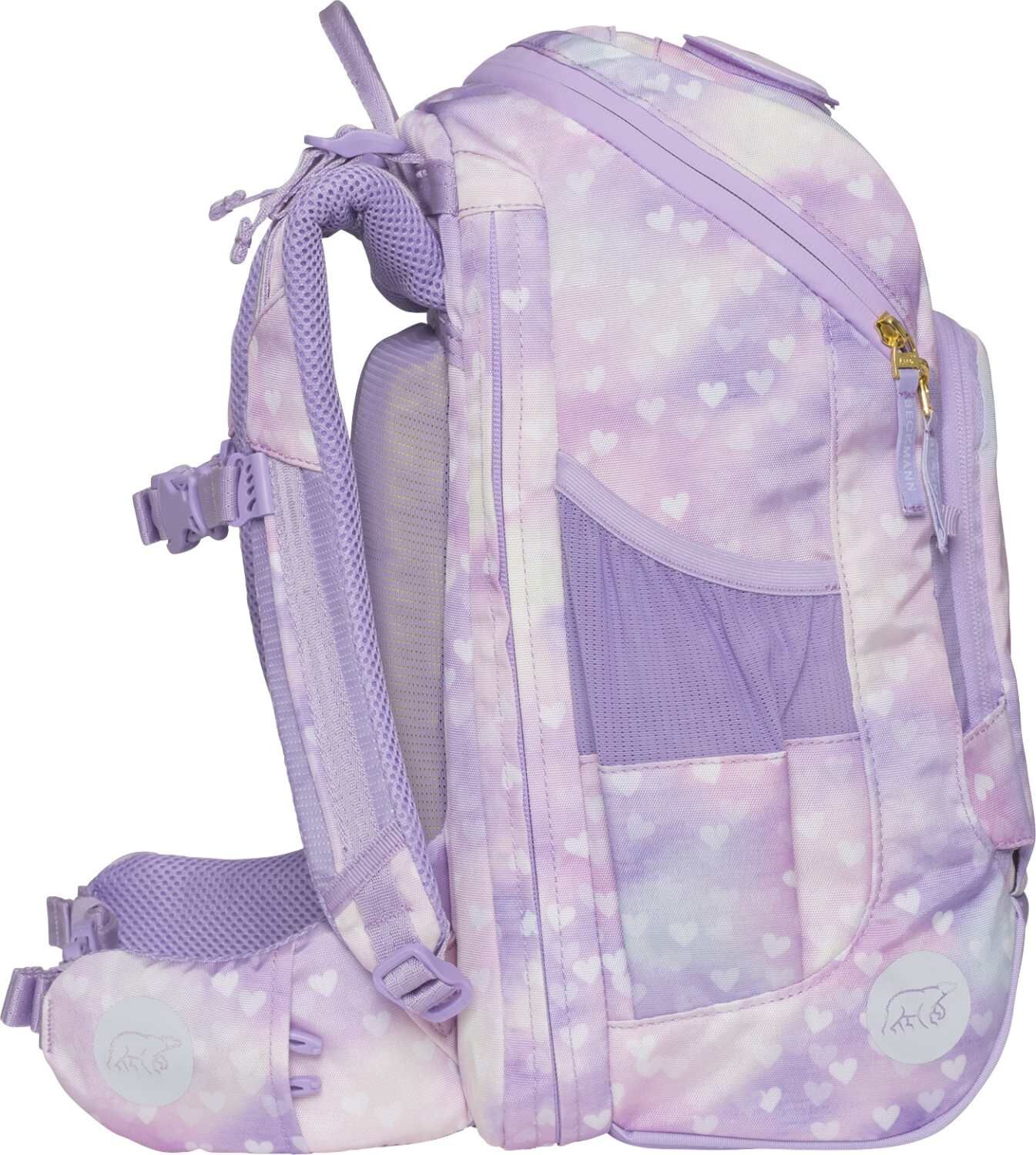 Beckmann Schulranzenset Active Air FLX - 6-Tlg. Set Unicorn Princess Purple