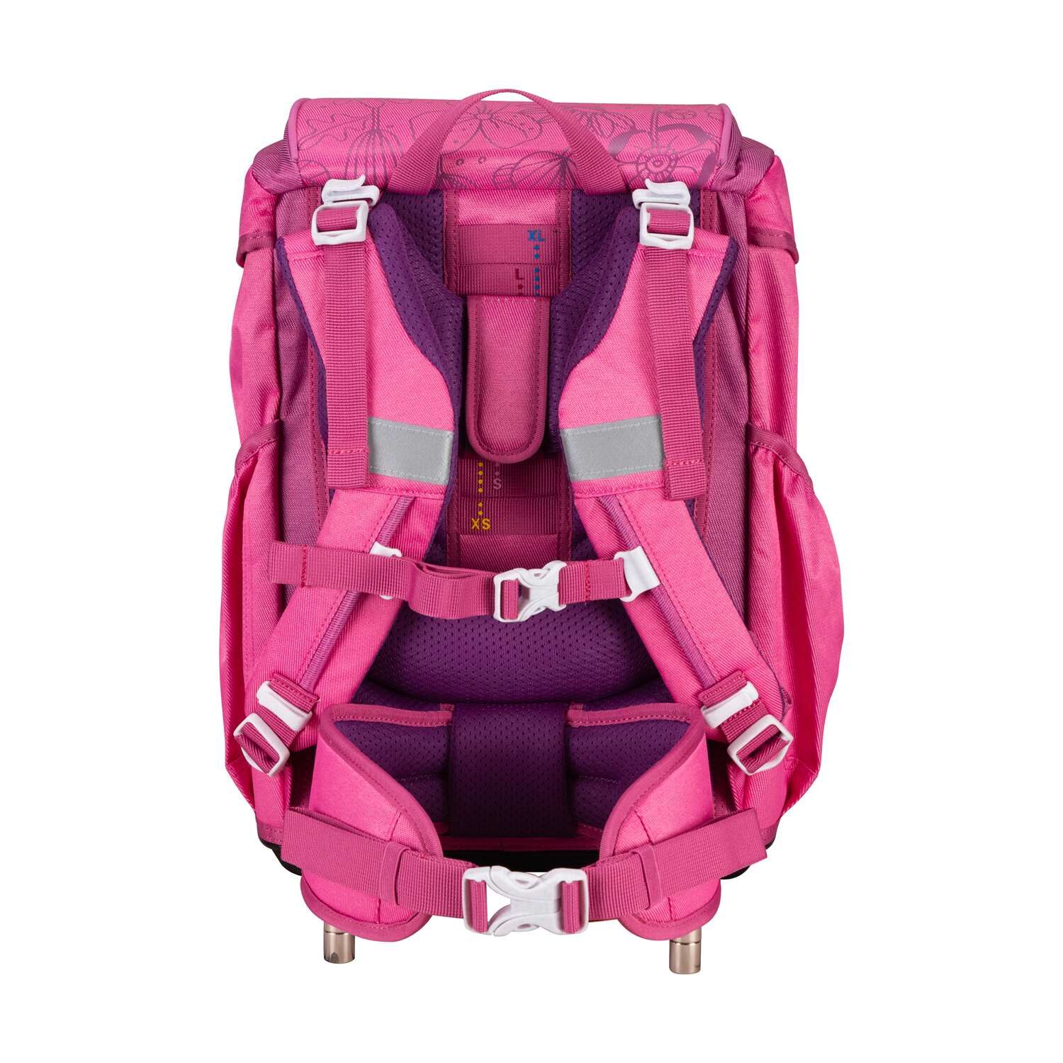 DerDieDas ErgoFlex ECO Schulranzenset 5 teilig Pink Planet