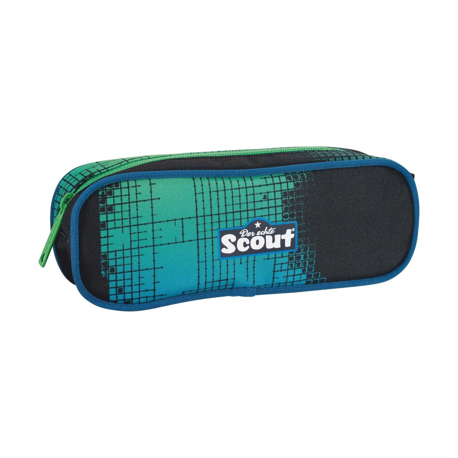 Scout Neo Schulranzen-Set 4 teilig Set Movie Star Blue Pixel