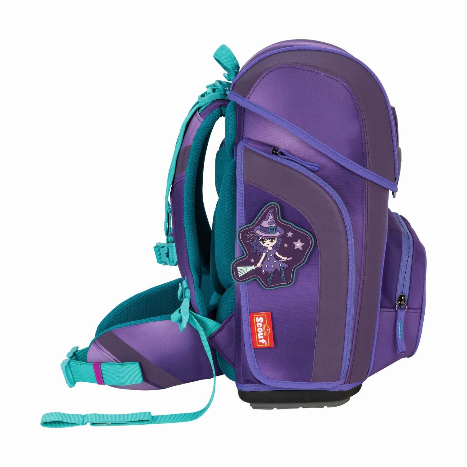 Scout Genius Exklusiv Superflash Purple Magic Schulranzen-Set 4-teilig Scout Genius Exklusiv Superflash Purple Magic Schulranzen-Set 4-teilig