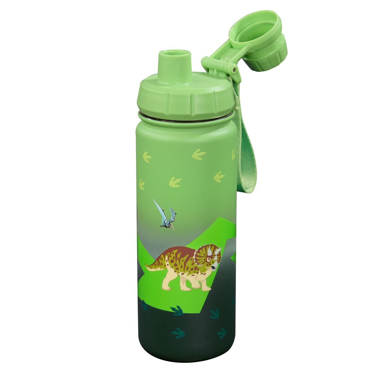 Step by Step Isolierte Edelstahl-Trinkflasche "Dino"