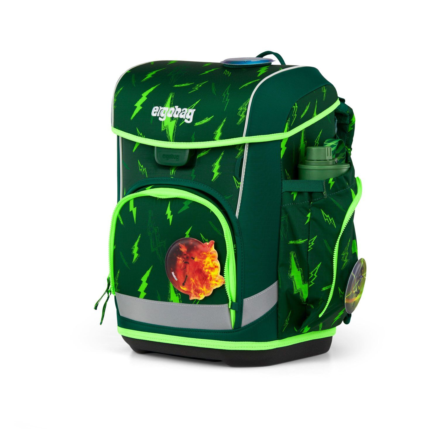 ergobag cubo light Schulranzen-Set Bärtastisch