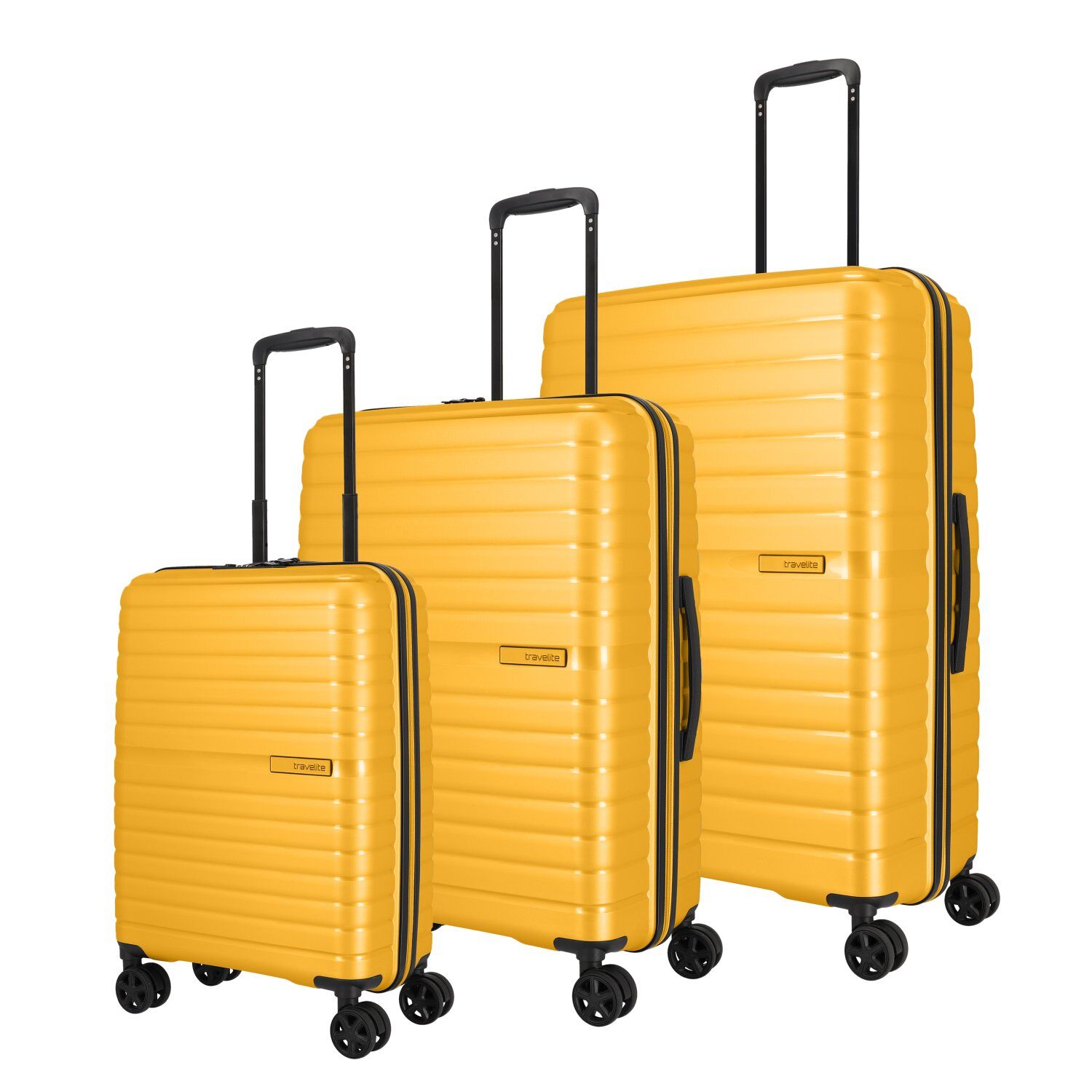 Travelite TRIENT 4w Trolley L, Gelb