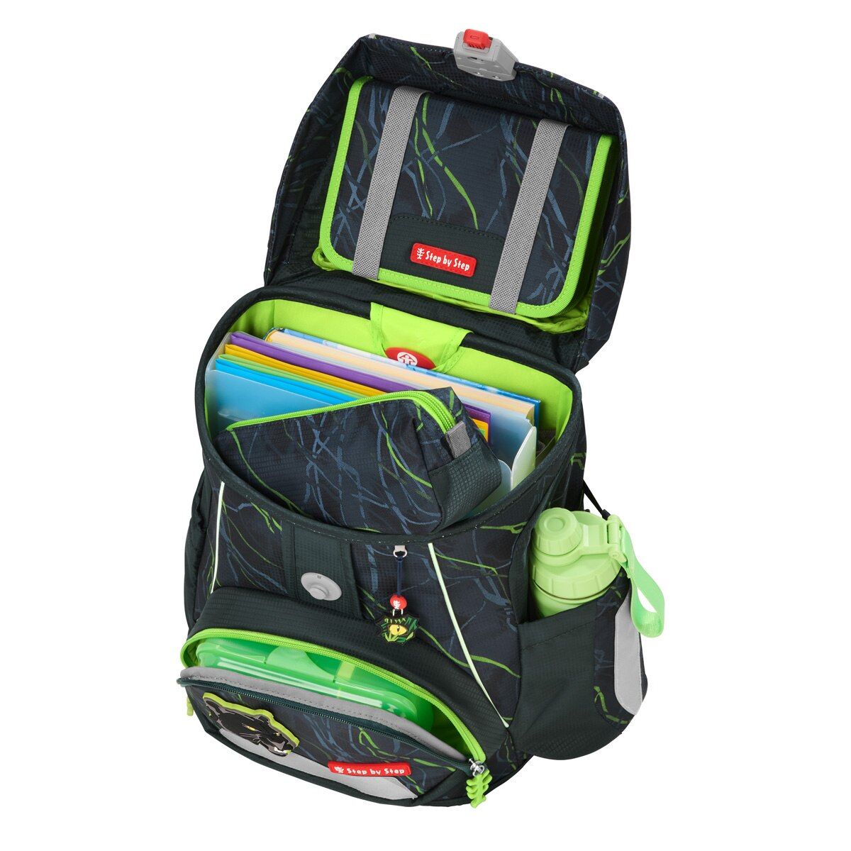 Step by Step FIT Schulranzen-Set "Danger Cat Chiko", 5-teilig