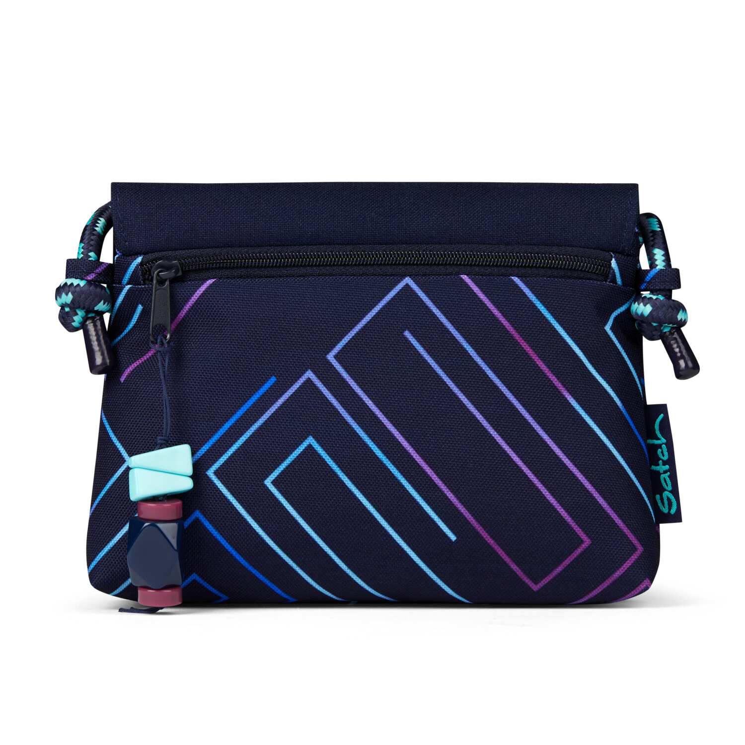 Satch Umhängetasche Clutch Purple Laser