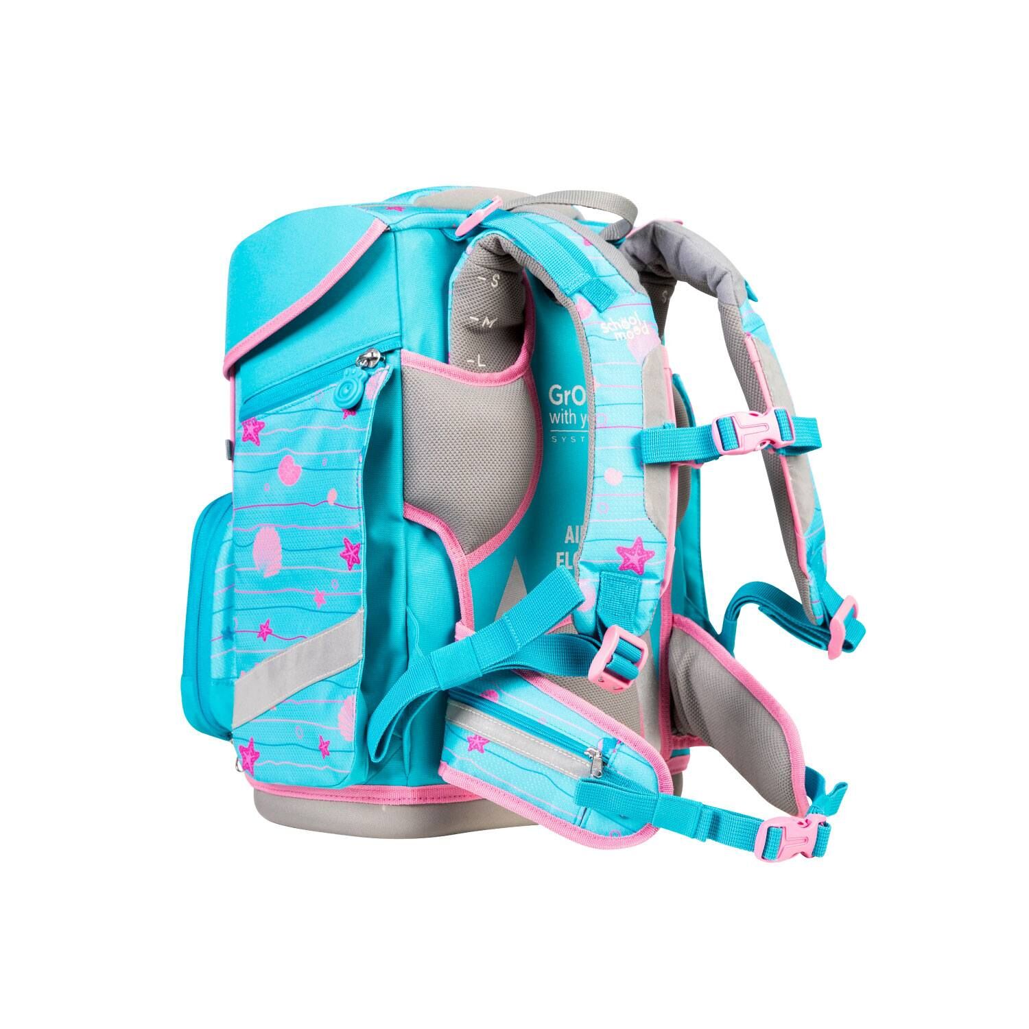 School Mood Champion Maxx Pro Lilly (Meerjungfrau), 7-tlg. Schulranzenset