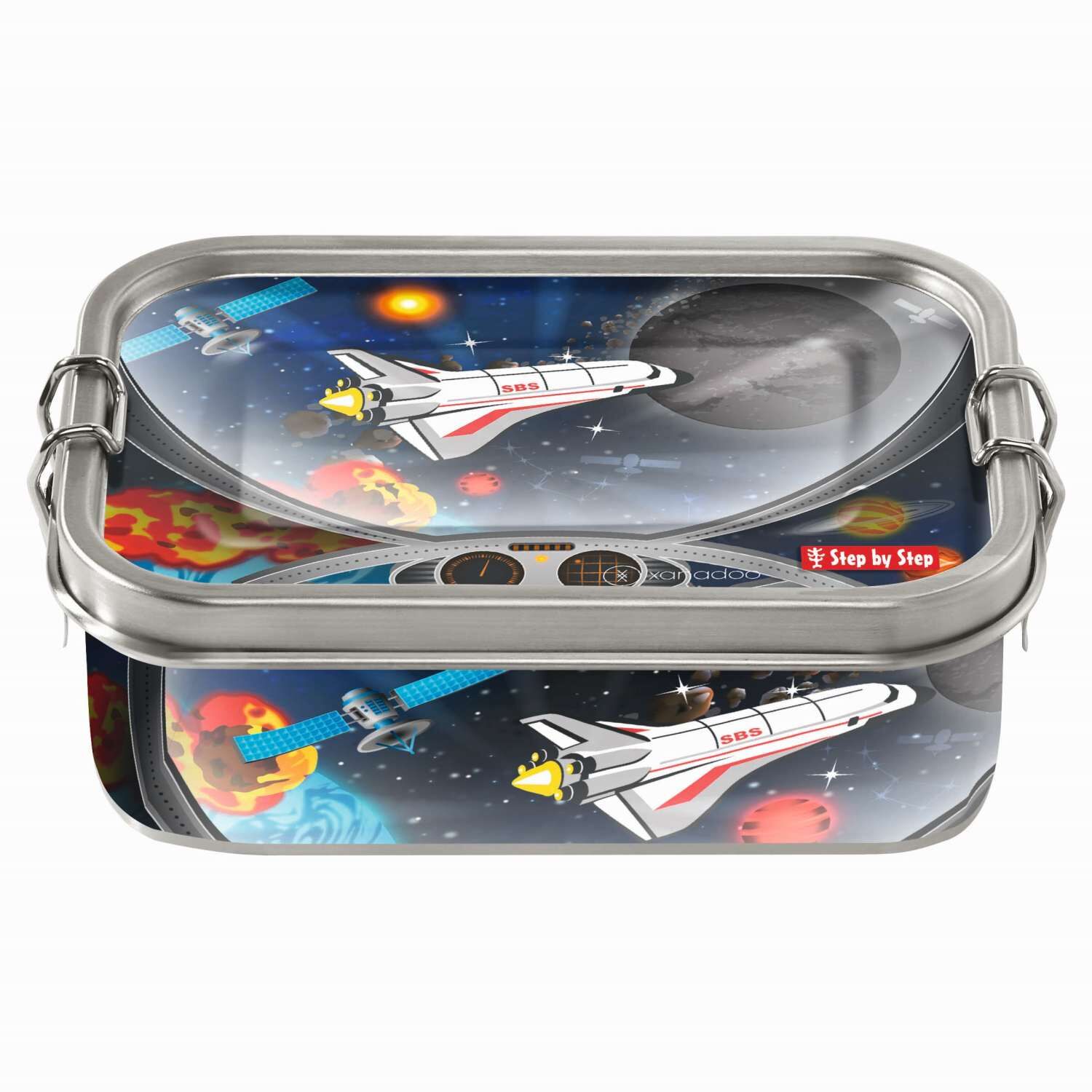 Step by Step Edelstahl-Lunchbox "Sky Rocket Rico"