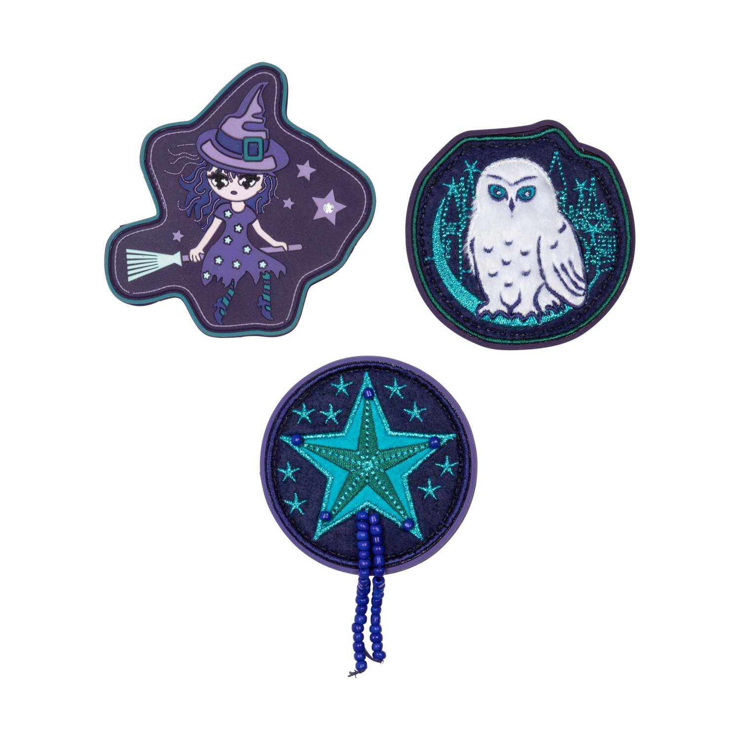 Scout Alpha Exklusiv Superflash Purple Magic Schulranzen-Set 4-teilig