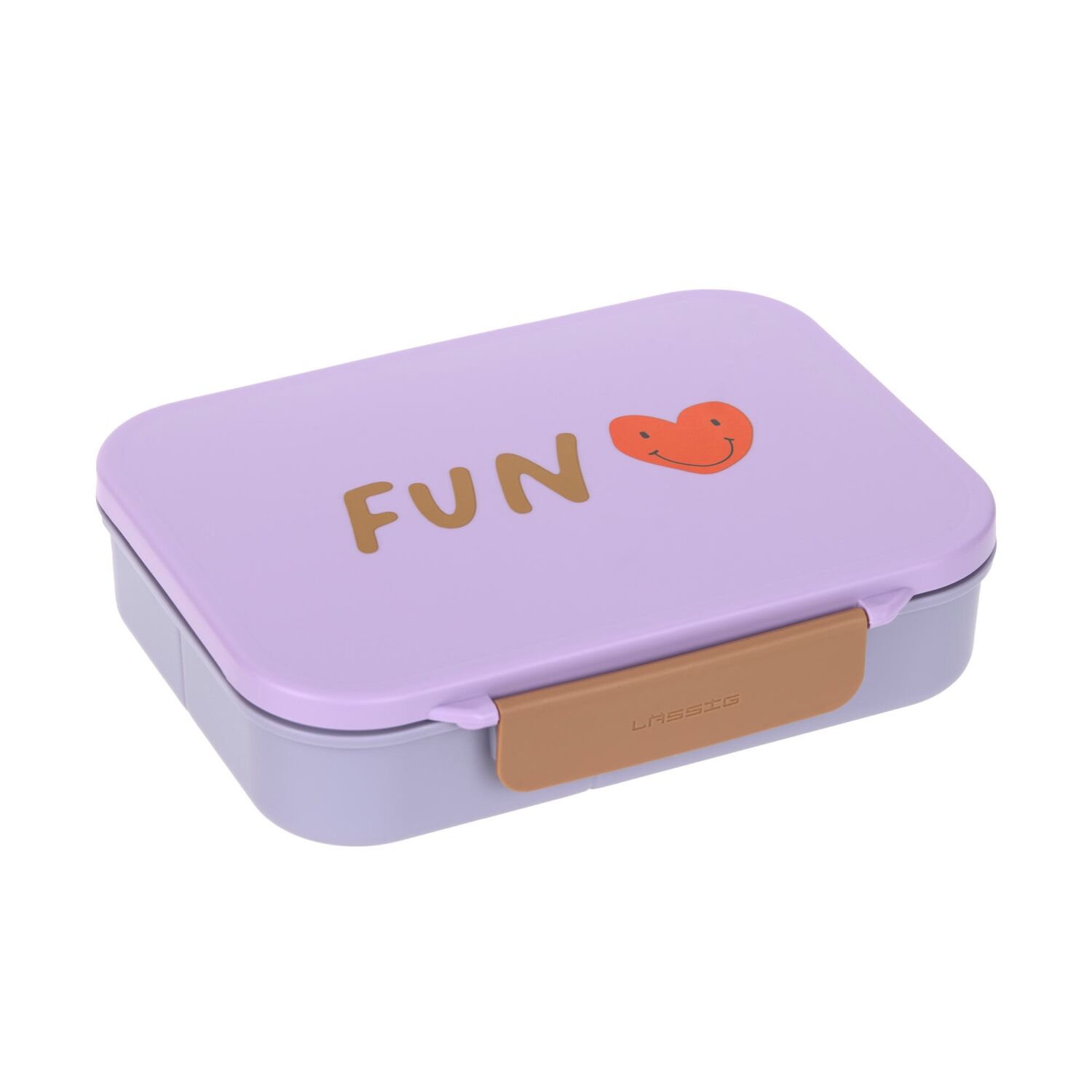 Lässig Brotdose Kinder - Bento Lunchbox Little Gang Heart, lilac