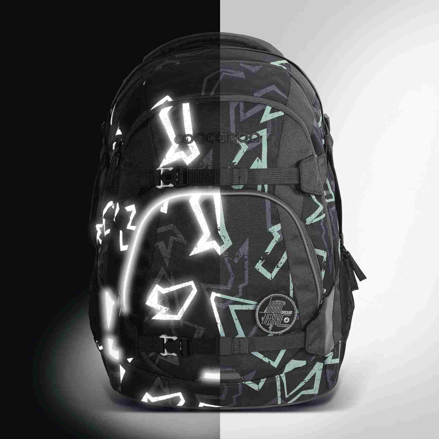 coocazoo Schulrucksack MATE, Reflective Graffiti