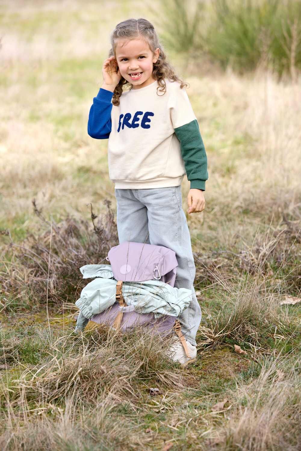 Lässig Kinderrucksack - Big Outdoor Backpack Little Gang, lilac