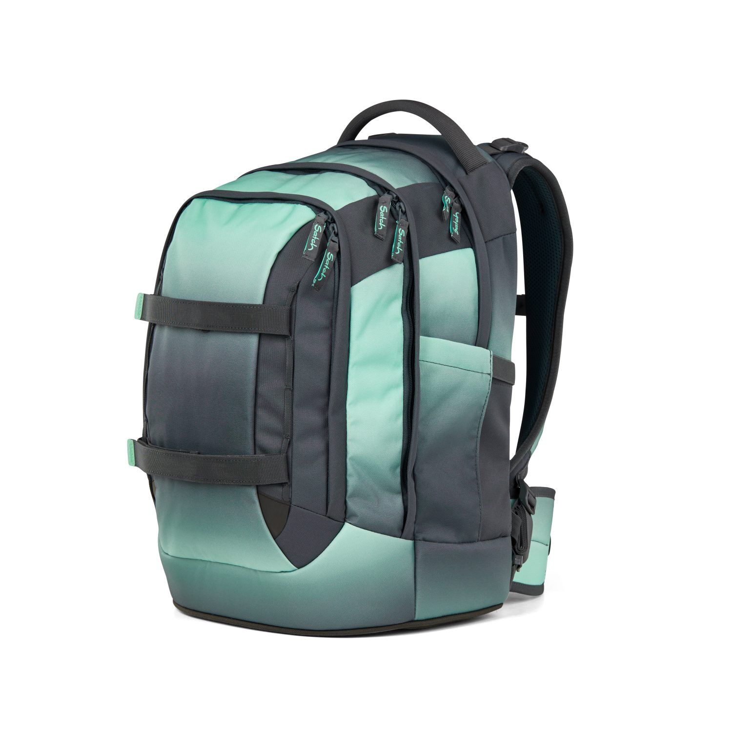 Satch pack Schulrucksack Gradient Mint anthrazit