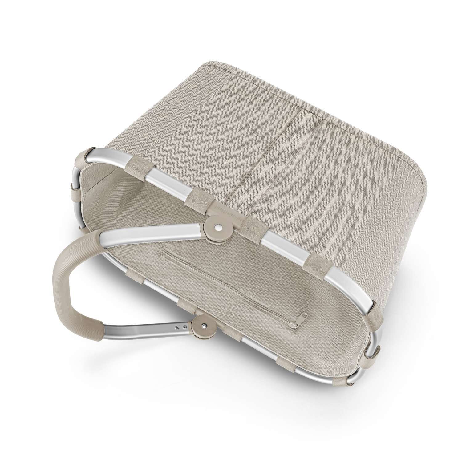 reisenthel carrybag herringbone sand